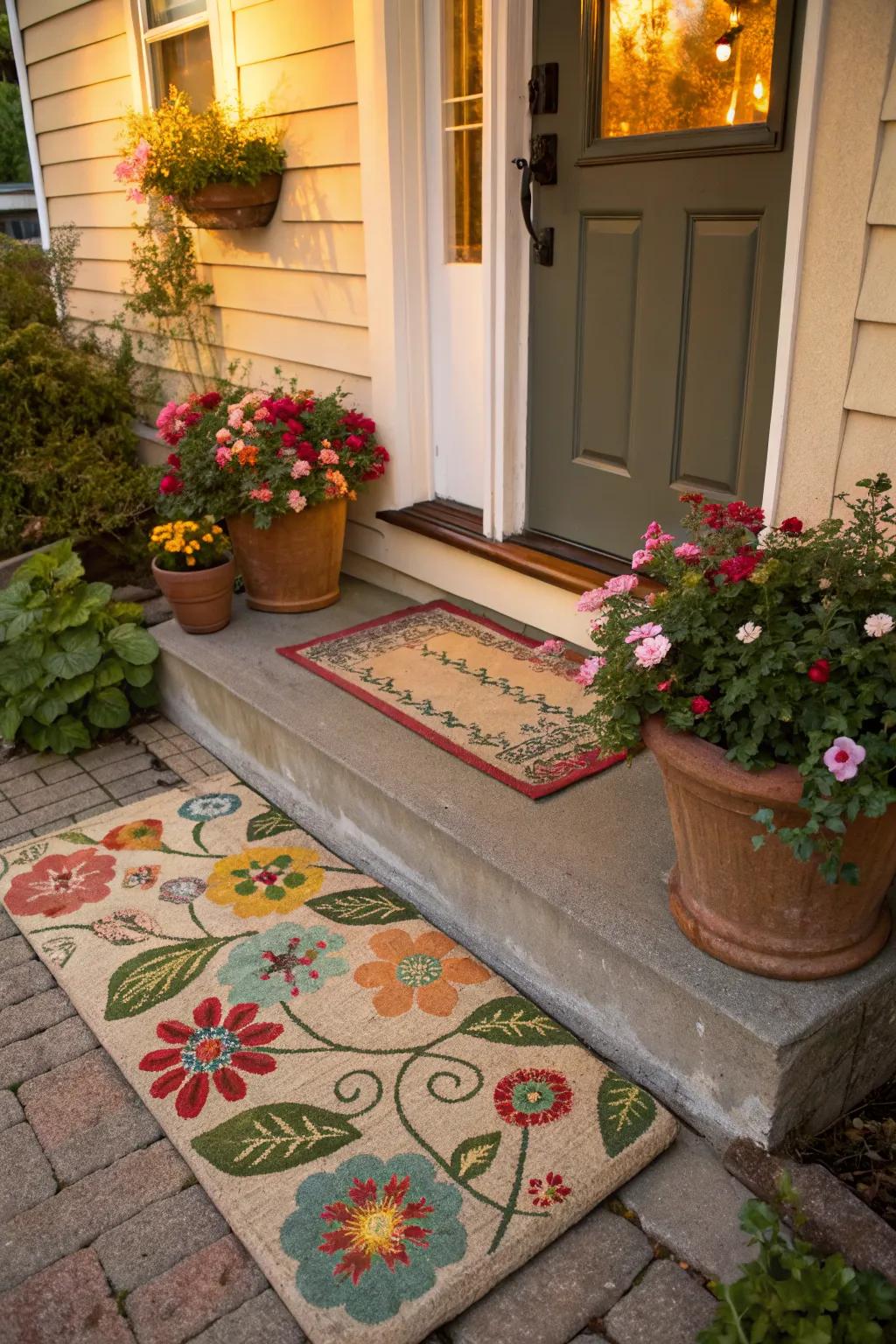 Outdoor Stoop Rug Porch Stoop Ideas: Fresh Ways to Welcome Guests Home