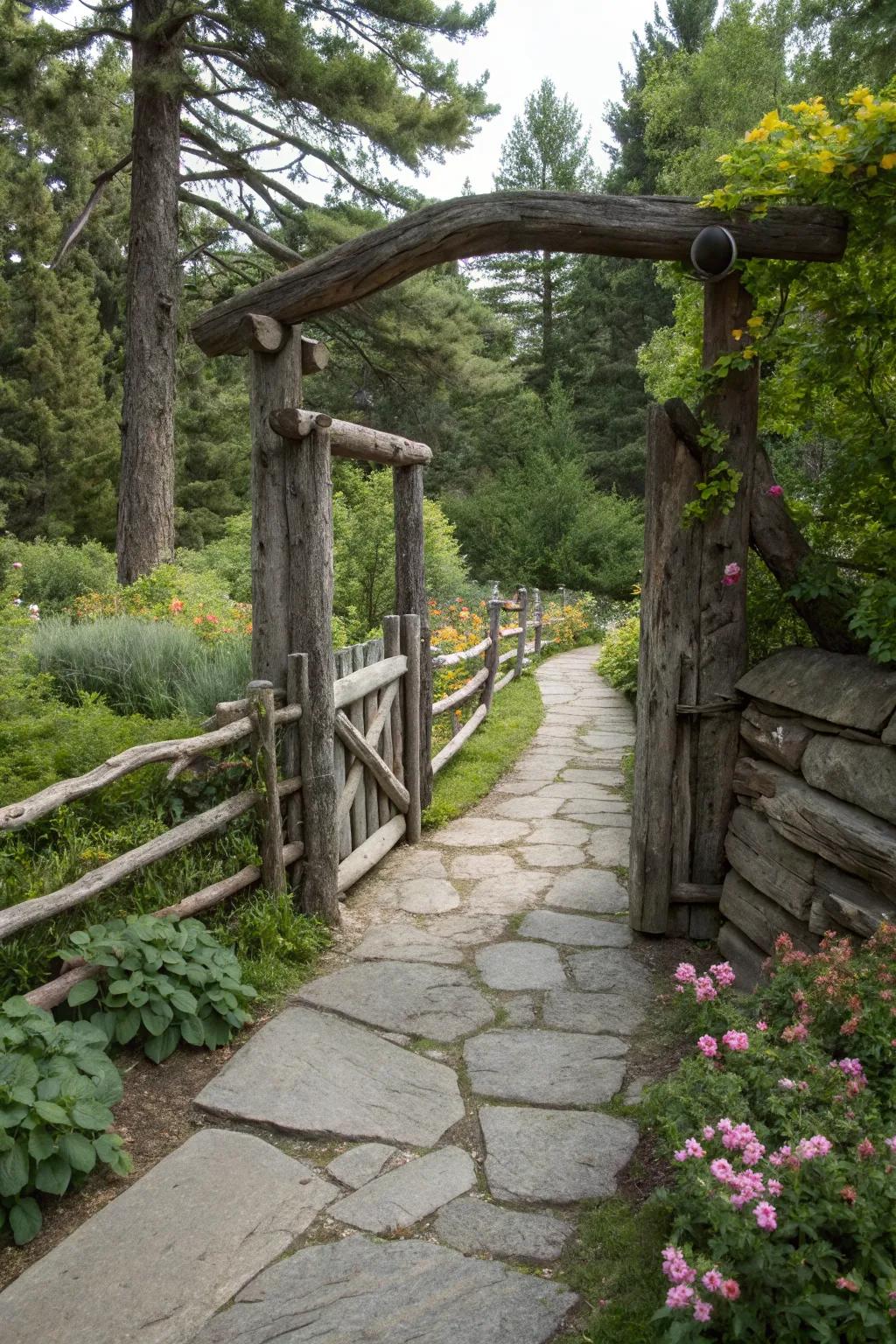Rustic Log Fence Ideas: Bring Country Charm to Your Garden