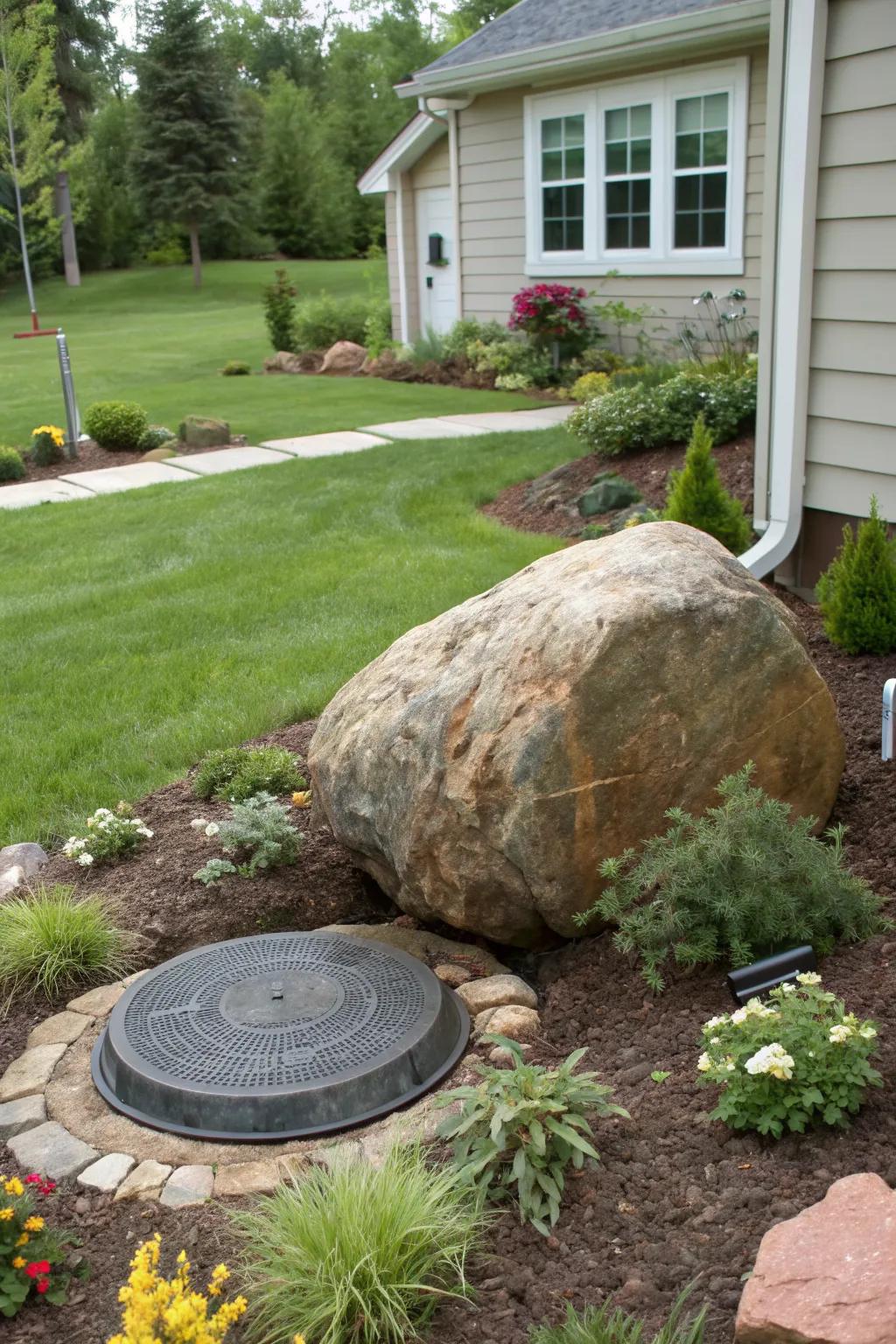 Septic Cover Rocks Septic Tank Cover Ideas: Transform Your Garden’s Hidden Spots