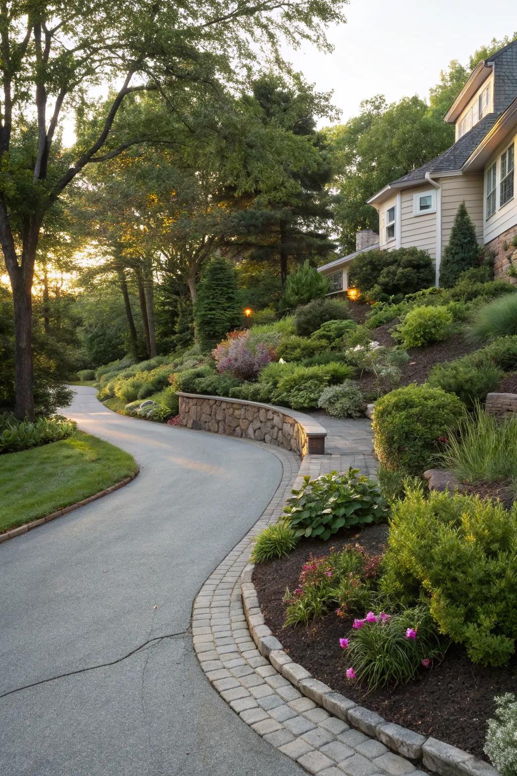 Sloped Driveway Ideas: Transform Your Entryway with Style
