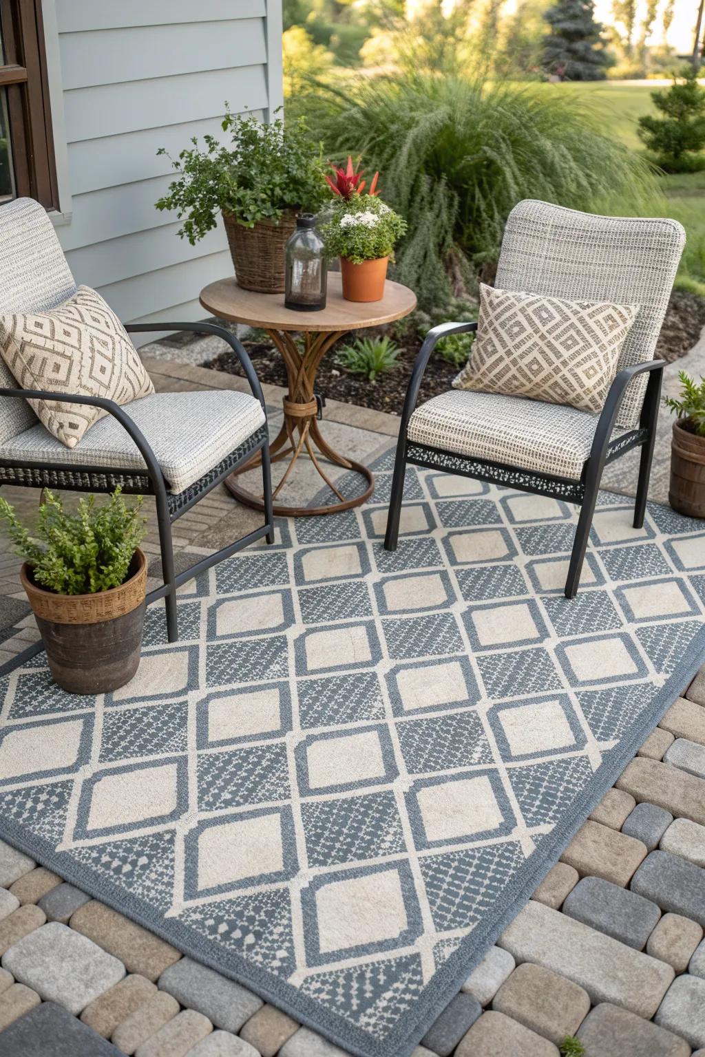 Simple Area Rug Patterns Patio Small Patio Design Ideas: Get Inspired to Transform Your Outdoor Space