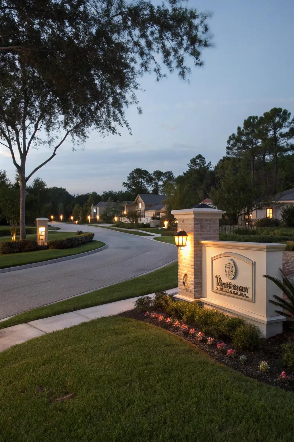 Subdivision Entrance Ideas: Welcome Guests with Unique Garden Touches