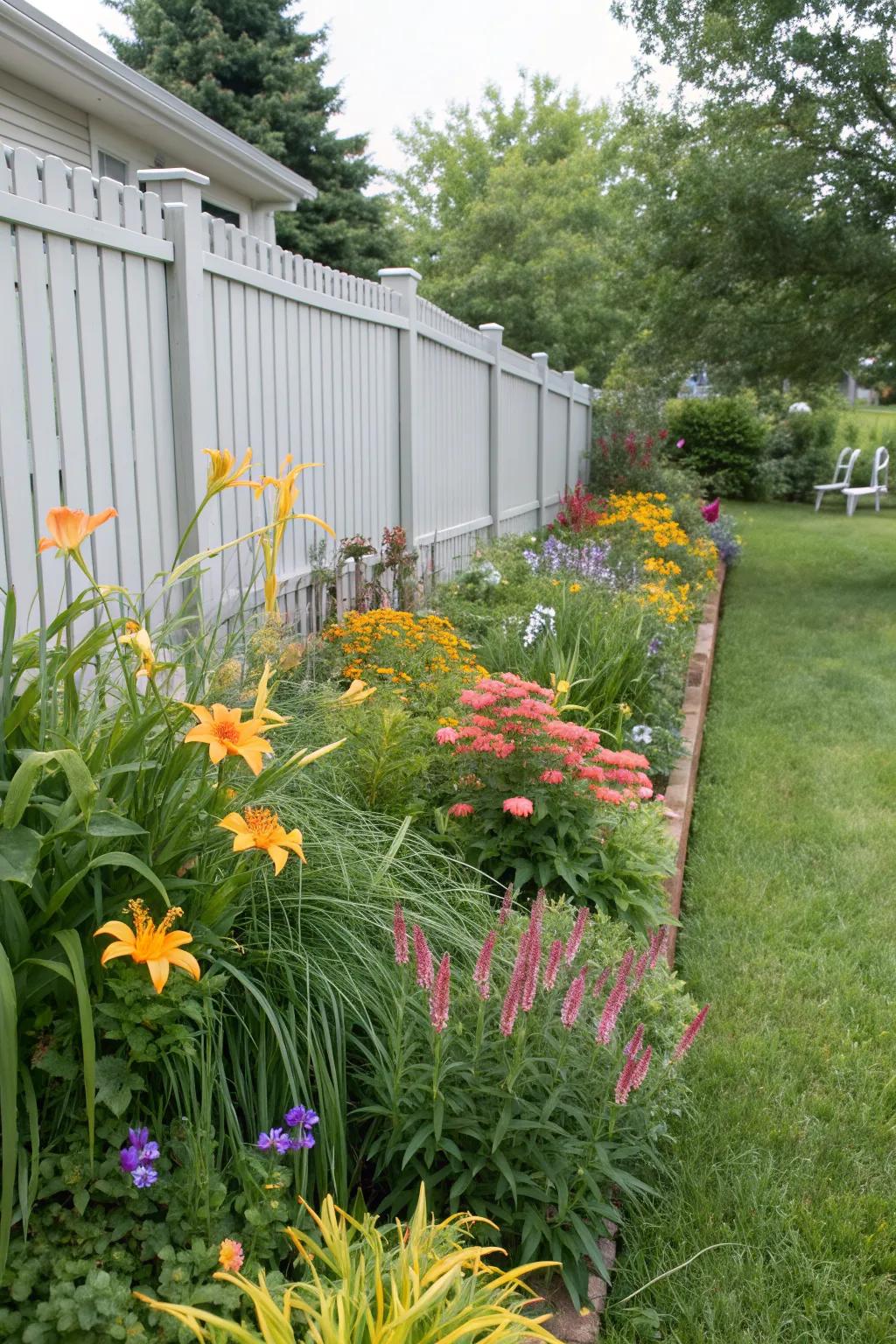 Backyard Fence Line Landscaping Ideas: Boost Curb Appeal Easily