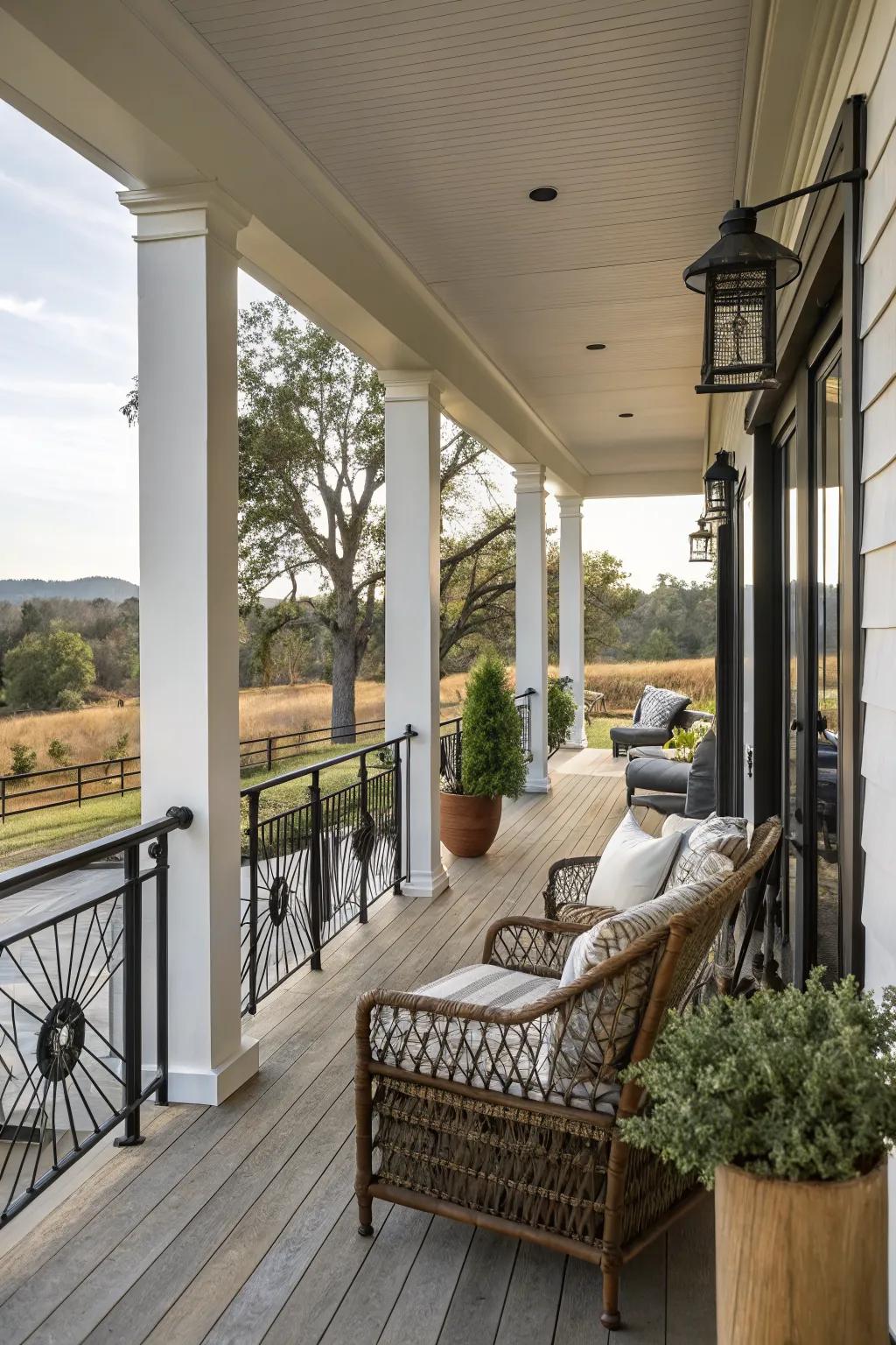 Farmhouse Front Porch Railing Ideas: Upgrade Your Entryway Style
