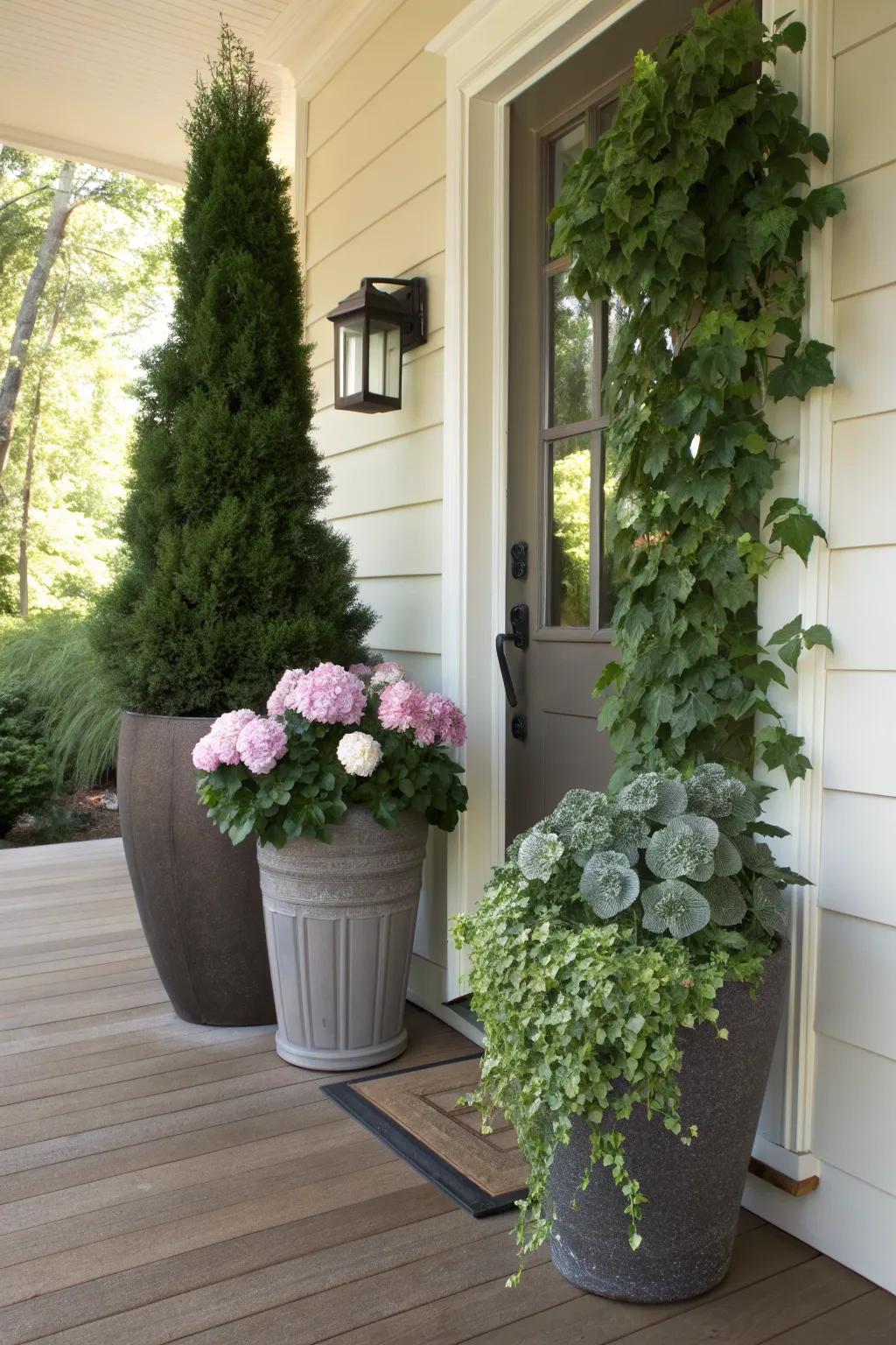 14+ Front Door and Porch Planter Ideas: Welcome Guests with Style