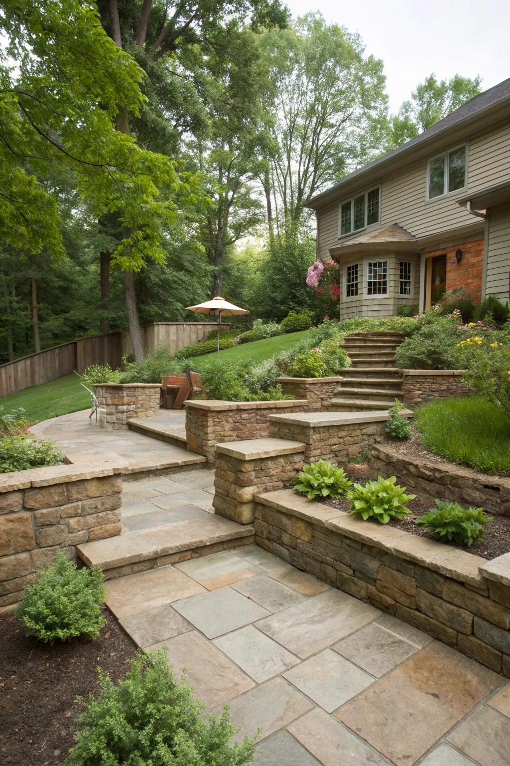 15+ Ideas for a Patio on a Slope: Create a Relaxing Outdoor Retreat