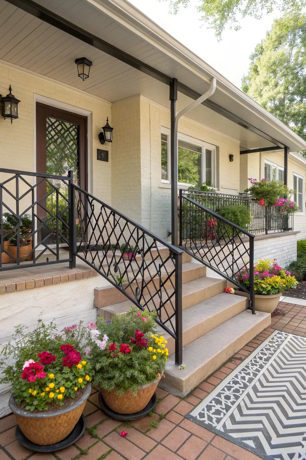 Metal Front Porch Railing Ideas: Upgrade Your Entryway Style