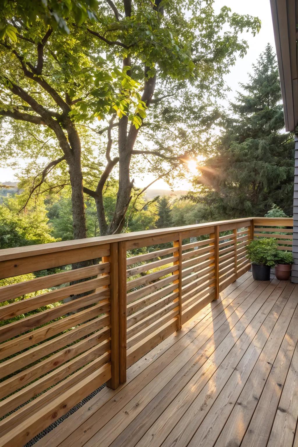 16+ Modern Horizontal Deck Railing Ideas: Upgrade Your Outdoor Space