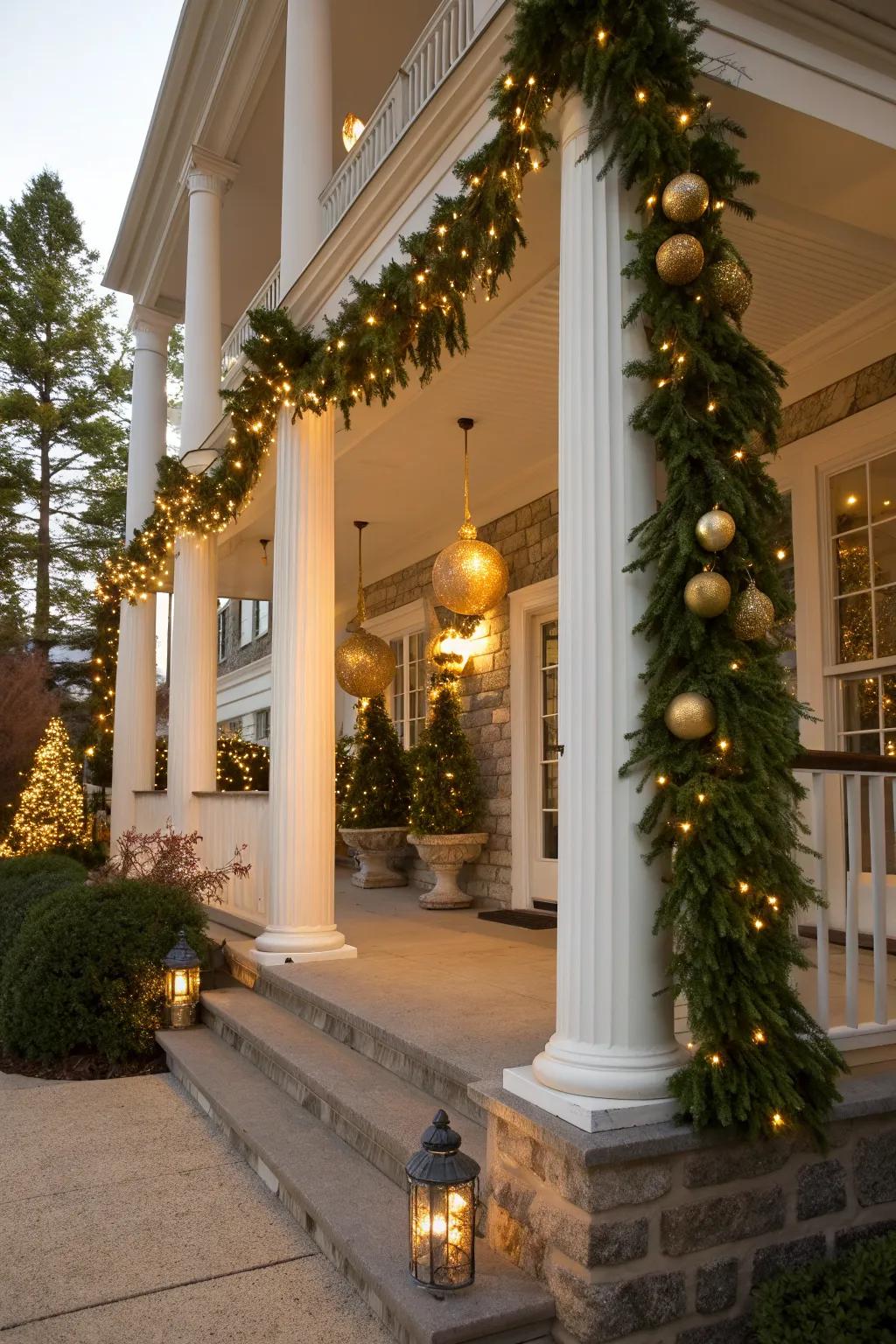 Outdoor Christmas Garland Ideas Easy Ways to Brighten Your Garden — free download