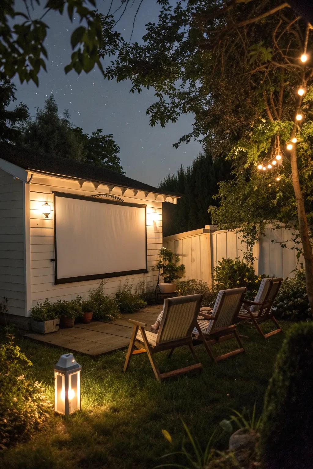 Outdoor Projector Setup Ideas: Create Your Own Backyard Movie Space