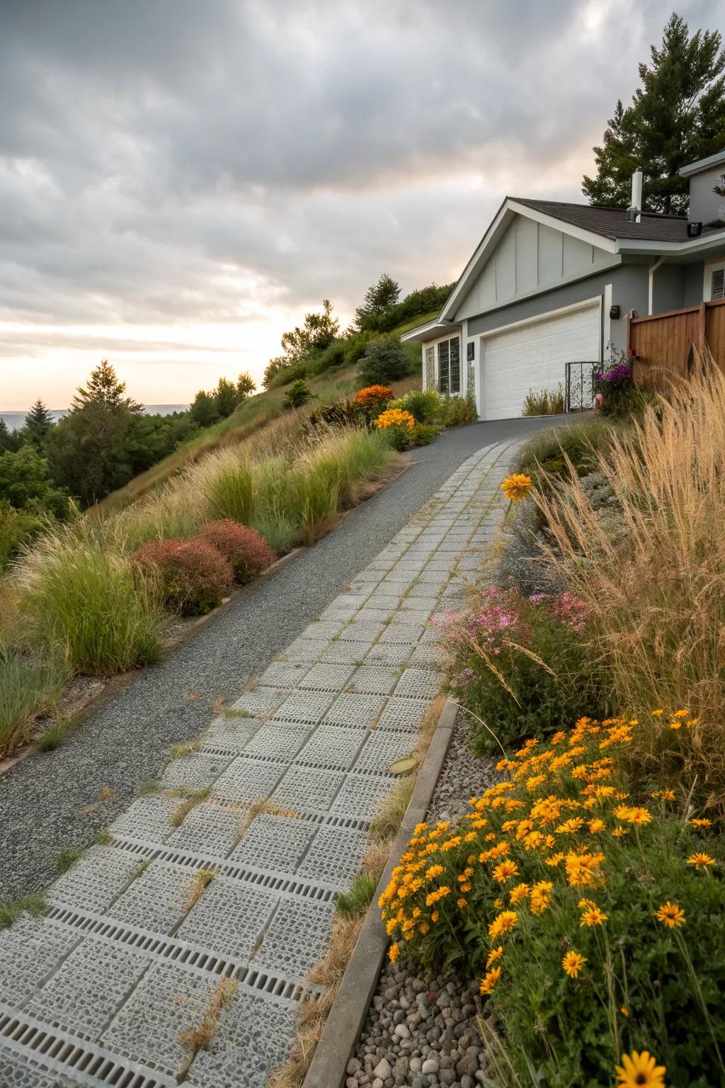 Drive Way Swept Path Sloped Driveway Ideas: Transform Your Entryway with Style
