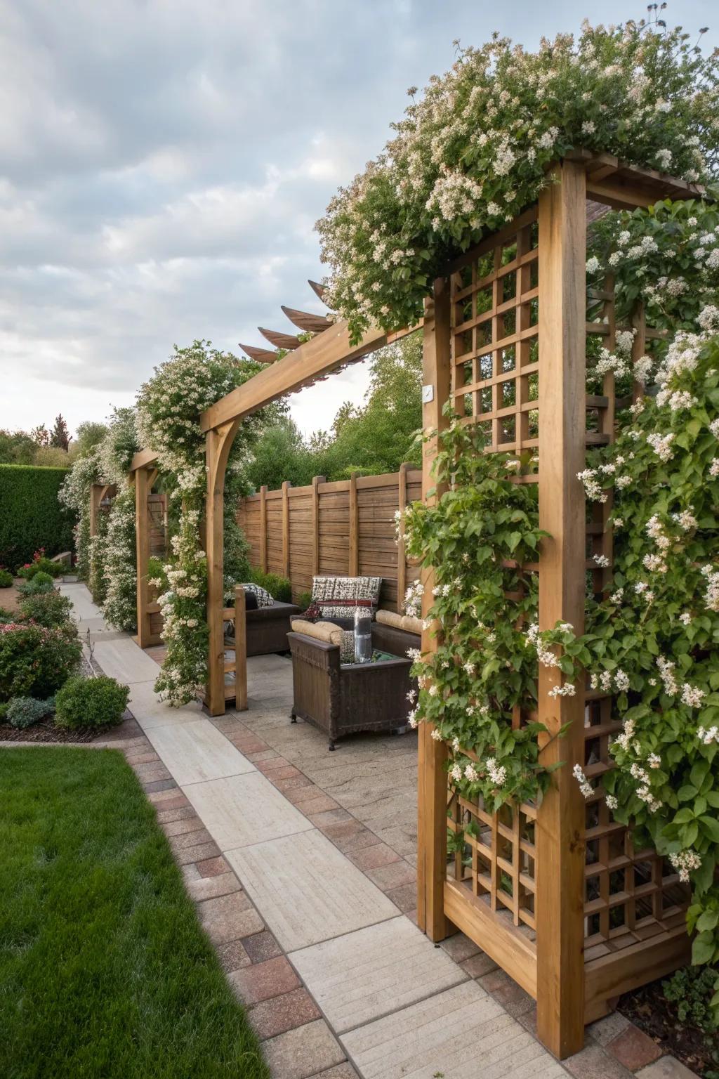 Star Jasmine Trellis Ideas Refresh Your Garden Design Today — free download