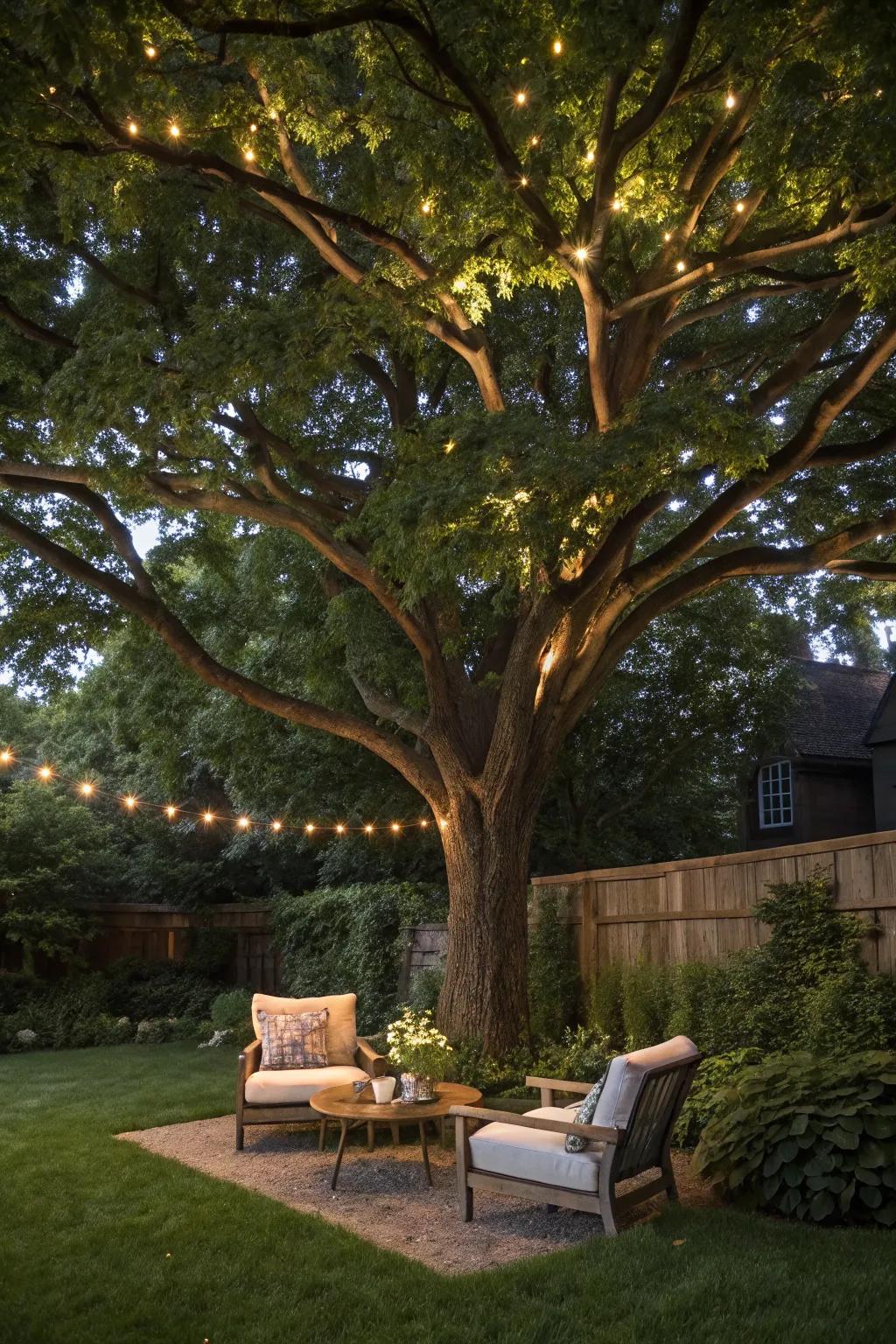 Tree Moodlights 14+ Tree Lighting Ideas: Create a Magical Backyard Escape