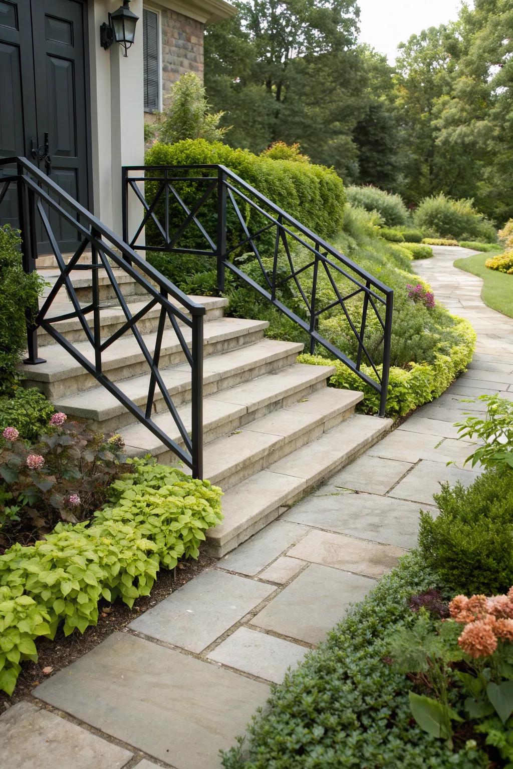 17+ Wrought Iron Railing Ideas: Transform Your Garden Spaces