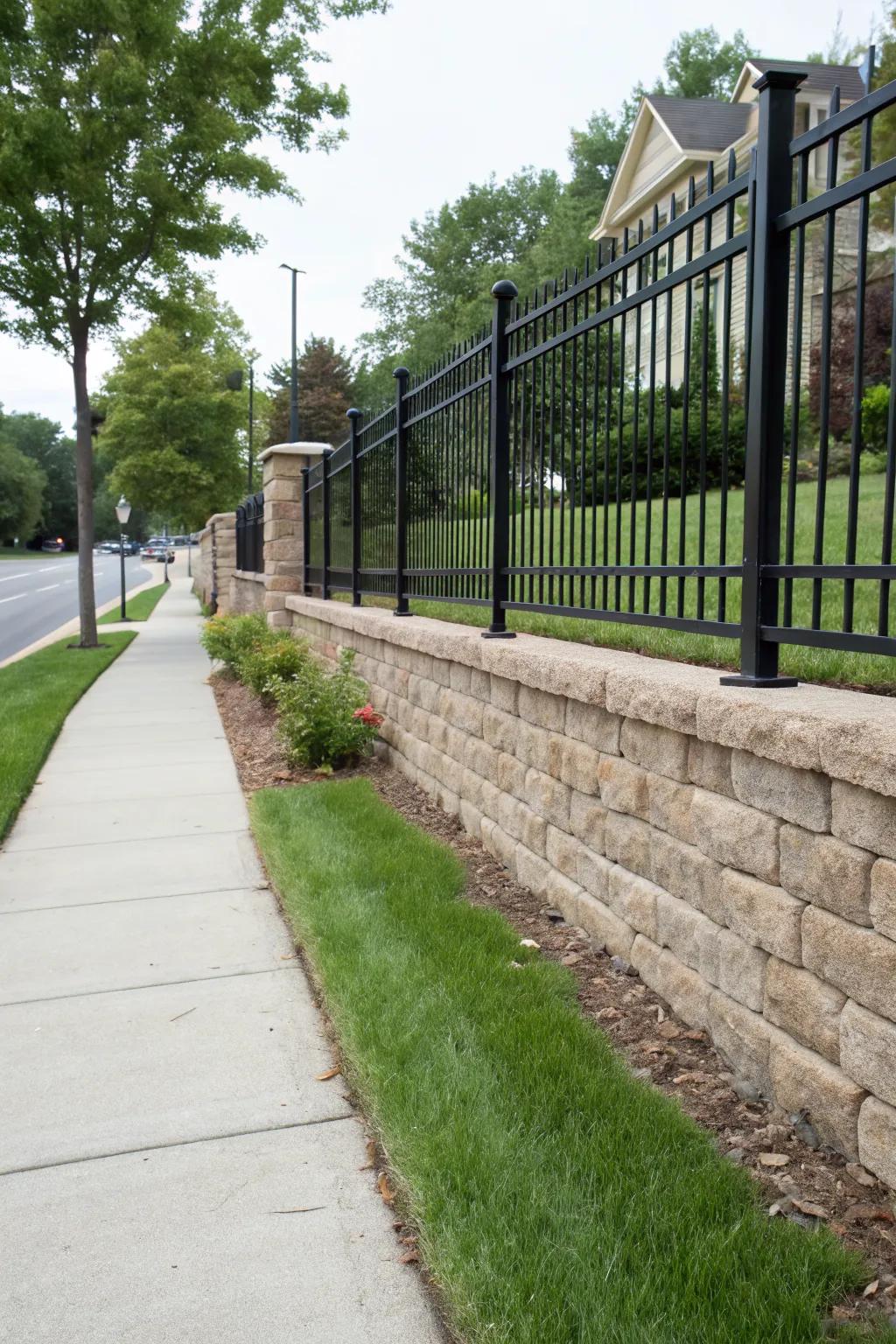 Fence on Top of Wall Ideas: Enhance Your Garden Privacy Today