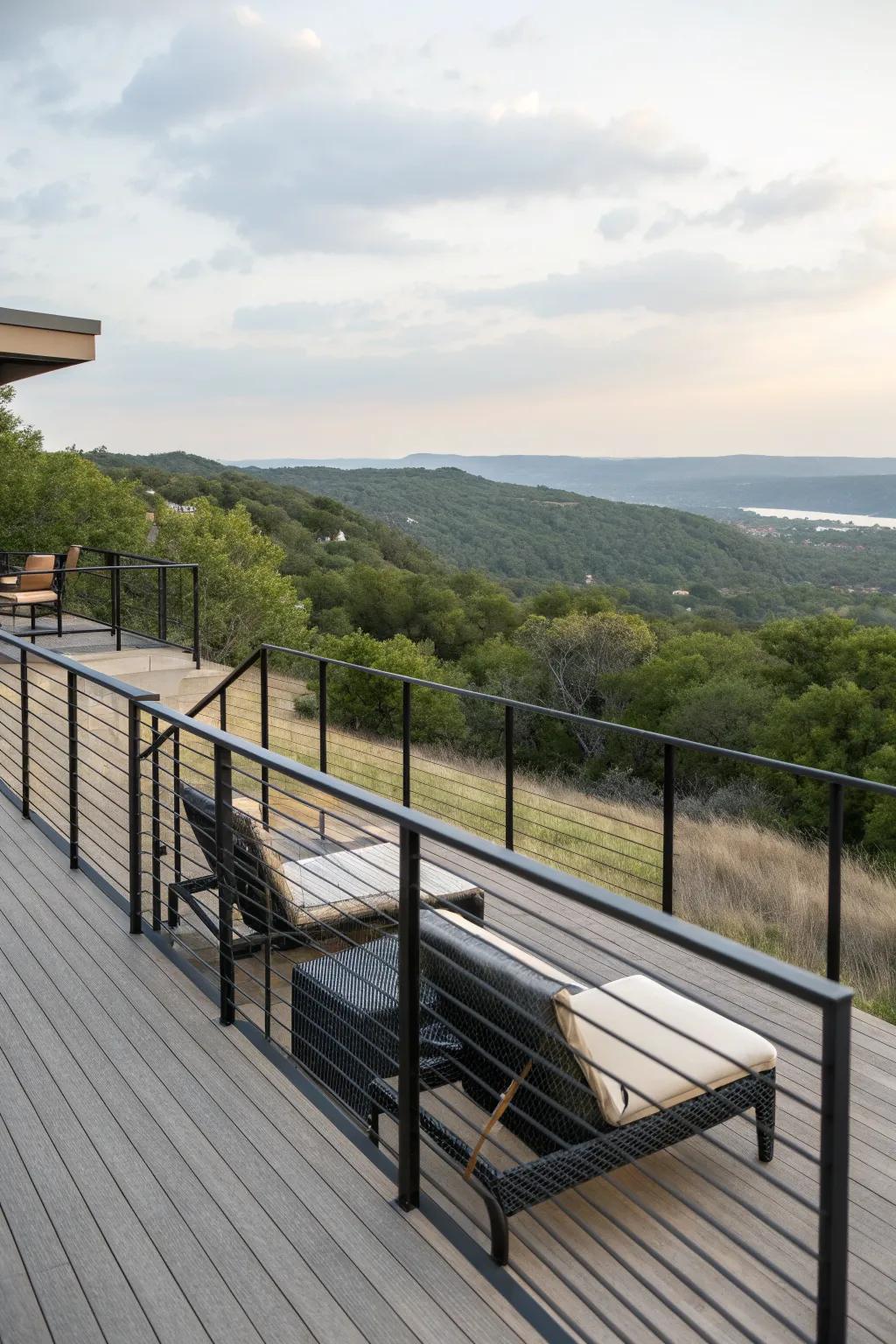 12+ Horizontal Railing Ideas: Update Your Garden with Modern Style