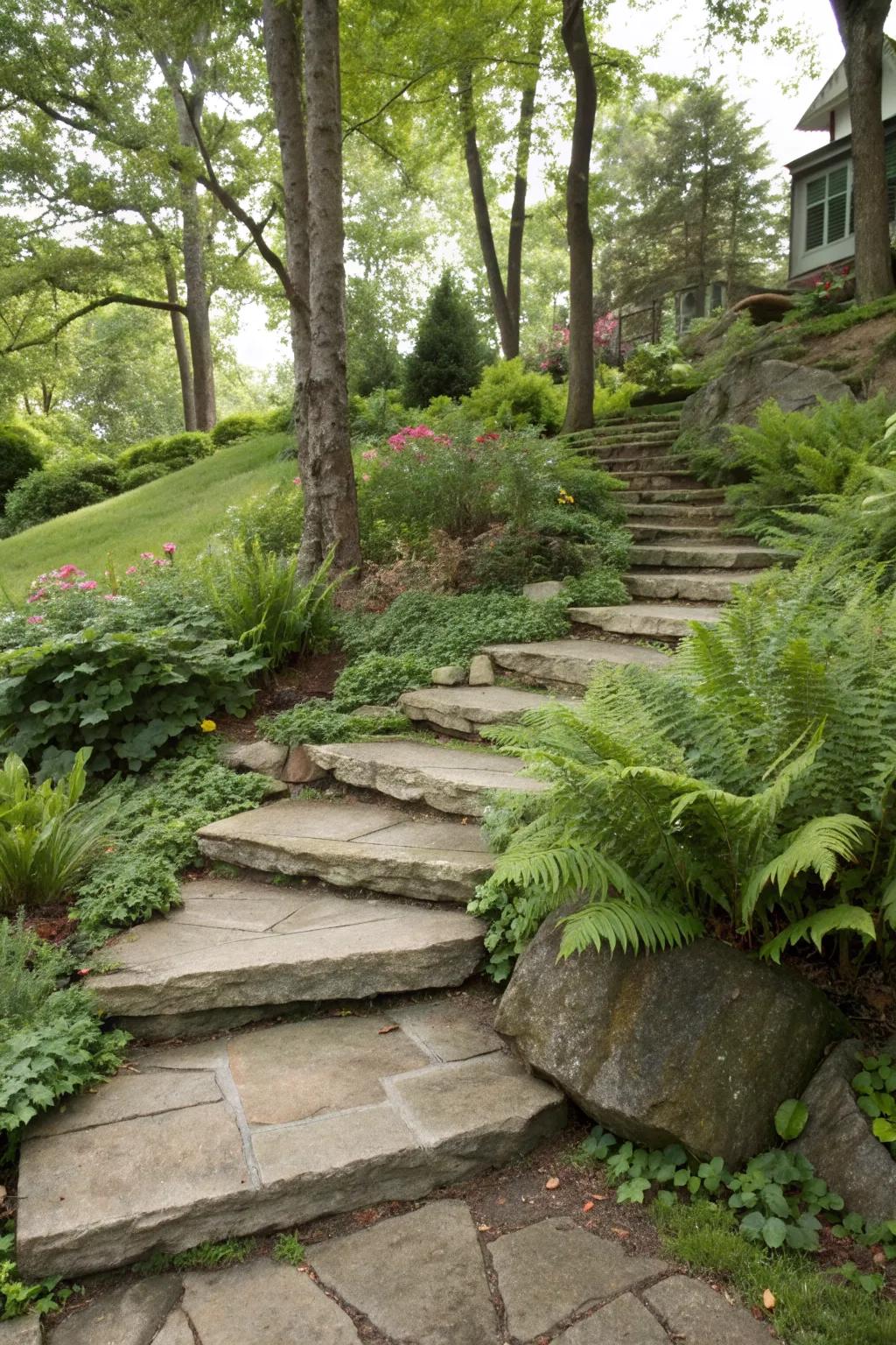 Flagstone Landscaping Ideas: Upgrade Your Garden Pathways Easily