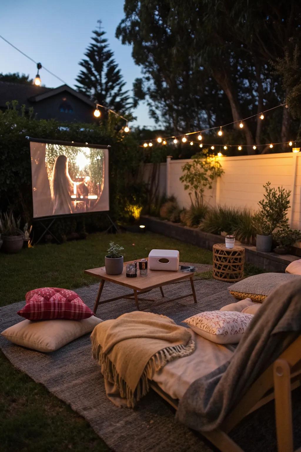 Outdoor Projector Setup Ideas: Create Your Own Backyard Movie Space