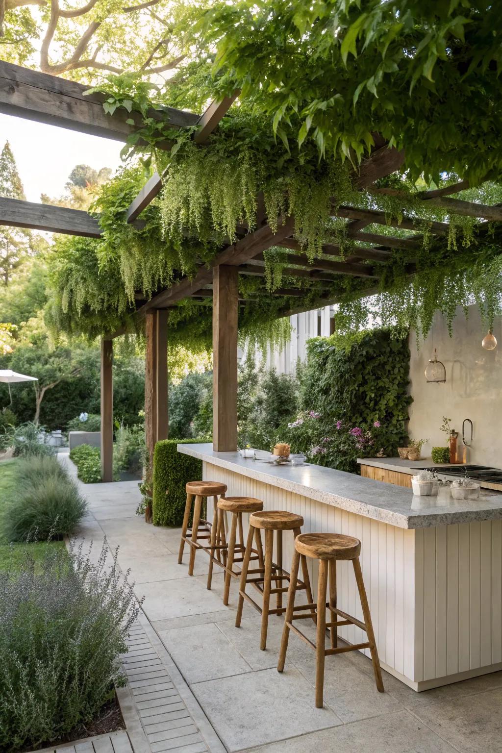 Pergola with Bar Counter Ideas: Easy Ways to Enhance Outdoor Entertaining