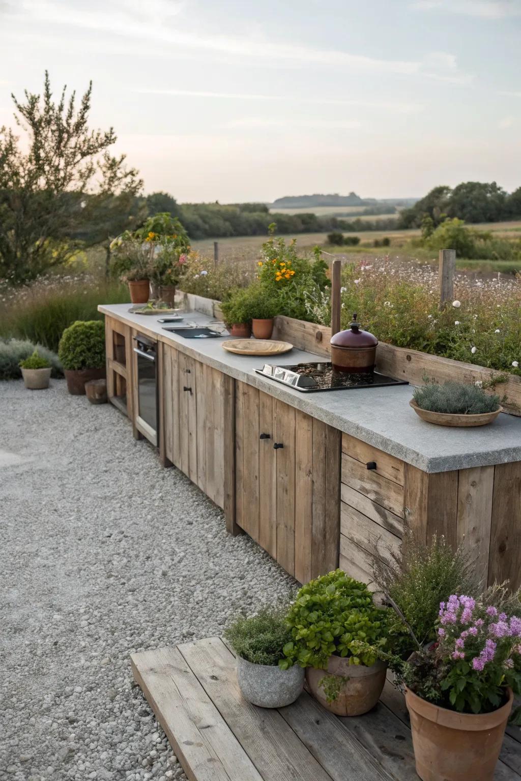 Rustic Outdoor Kitchen Ideas: Transform Your Yard for Less