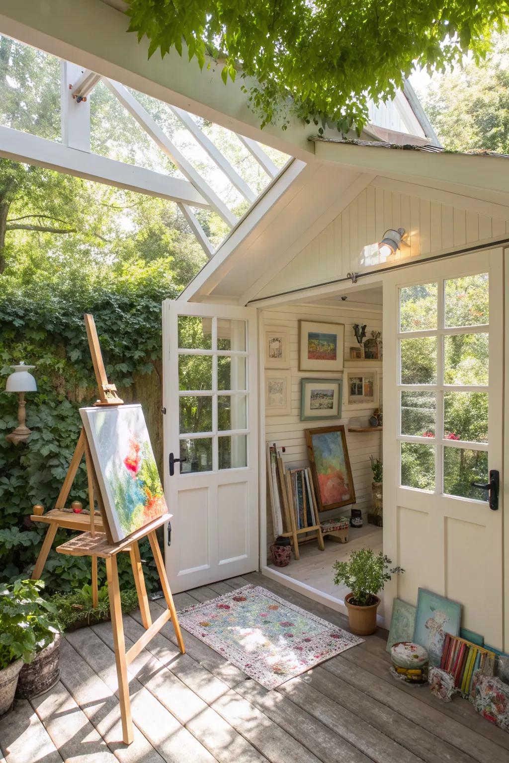 Artist Exploded Shed Creative Shed Ideas: Transform Your Garden Space Today