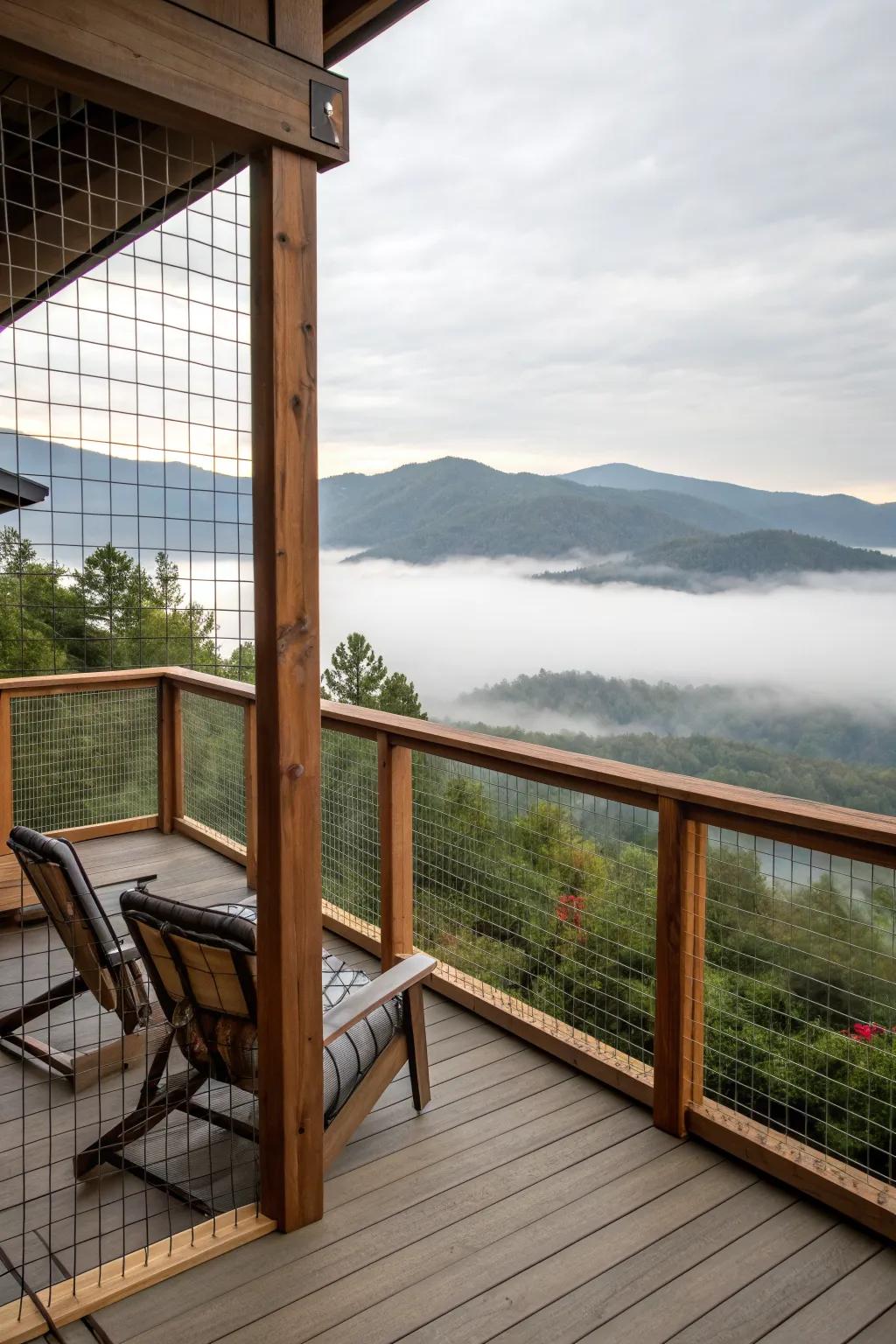 Hog Wire Deck Railing Ideas for a Backyard Refresh