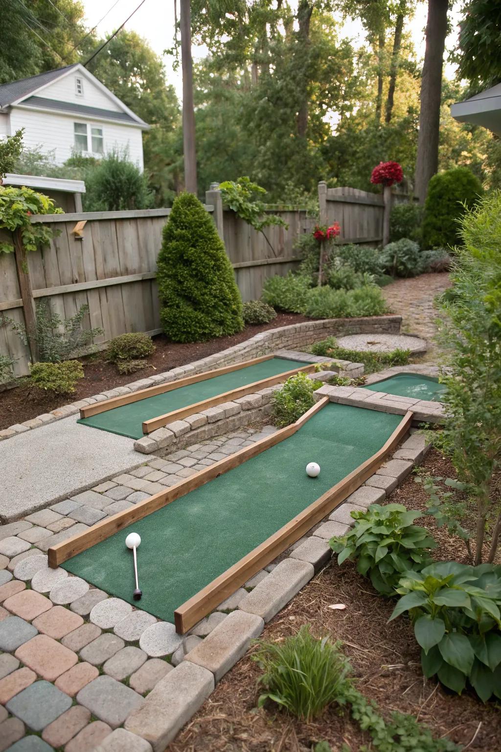 Golf Ramp 16+ Mini Golf Design Ideas: Create a Fun Backyard Experience