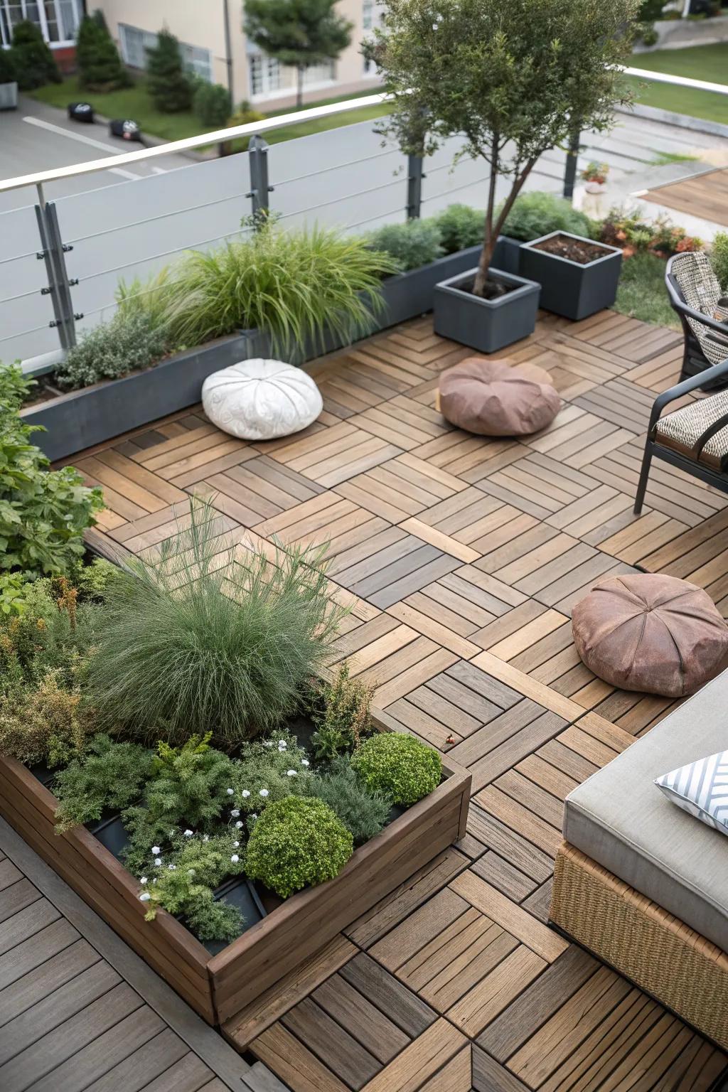 6+ Patio Deck Flooring Ideas: Refresh Your Outdoor Space With Simple ...