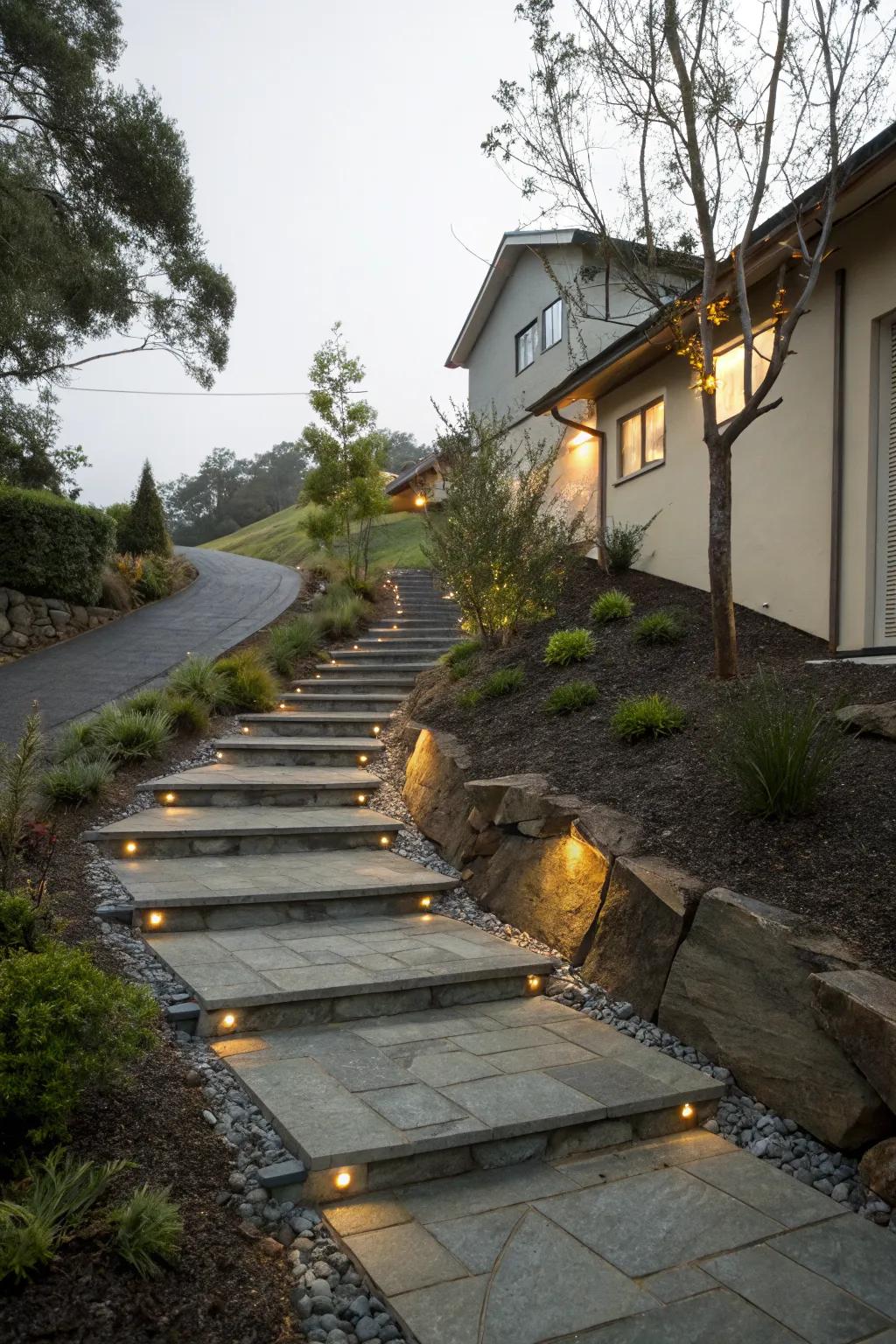 Sloped Driveway Ideas: Transform Your Entryway with Style