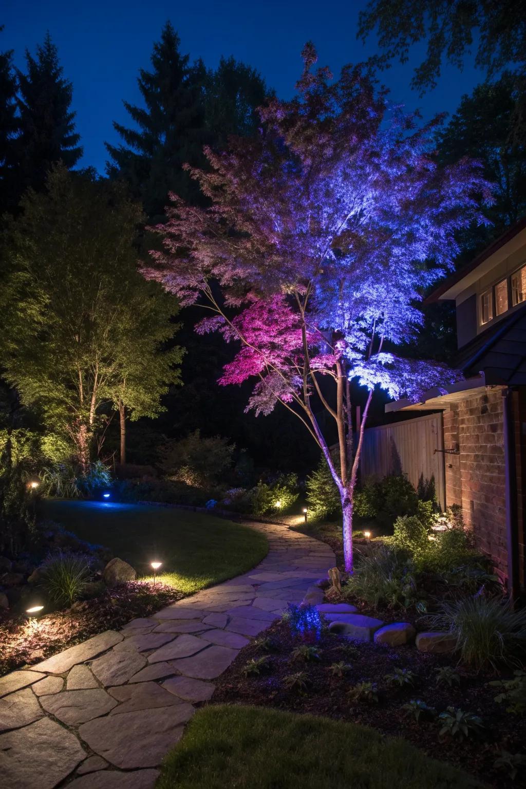 Tree Moodlights 14+ Tree Lighting Ideas: Create a Magical Backyard Escape