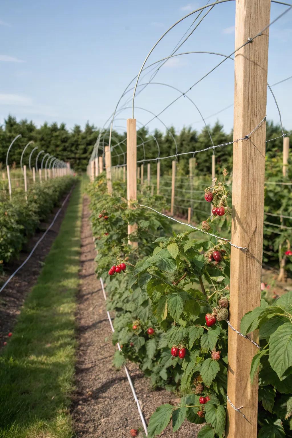 Berry String Trellis 16+ Berry Trellis Ideas: Grow Juicy Berries in Small Spaces