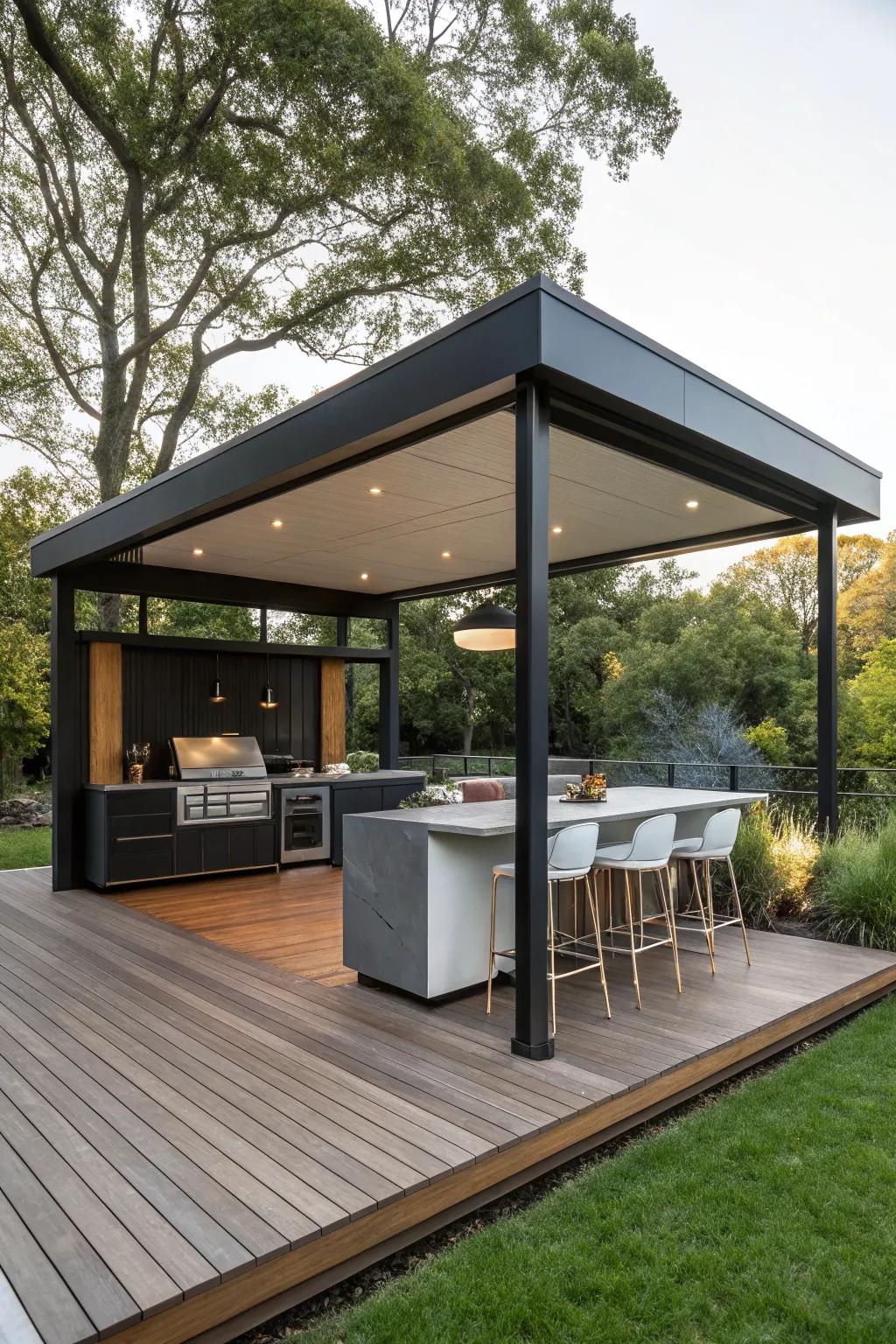 16+ Outdoor Kitchen Gazebo Ideas: Create a Relaxing Backyard Retreat