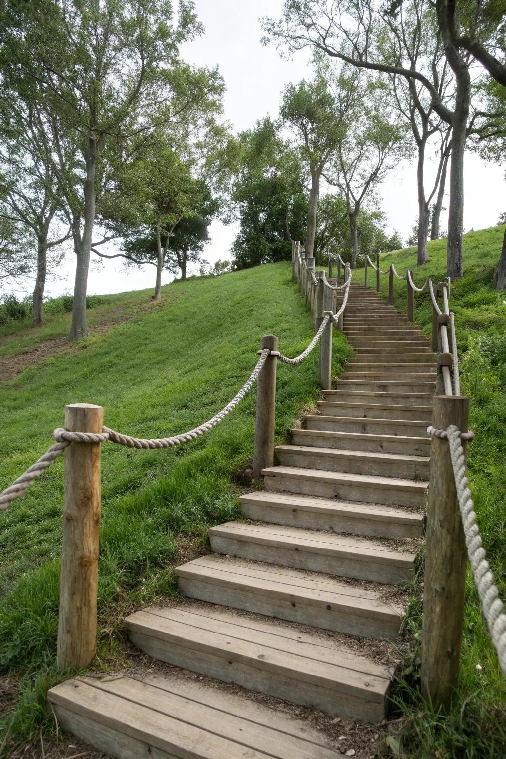 Garden Rope Railing Outdoor Rope Railing Ideas: Simple Ways to Refresh Your Garden