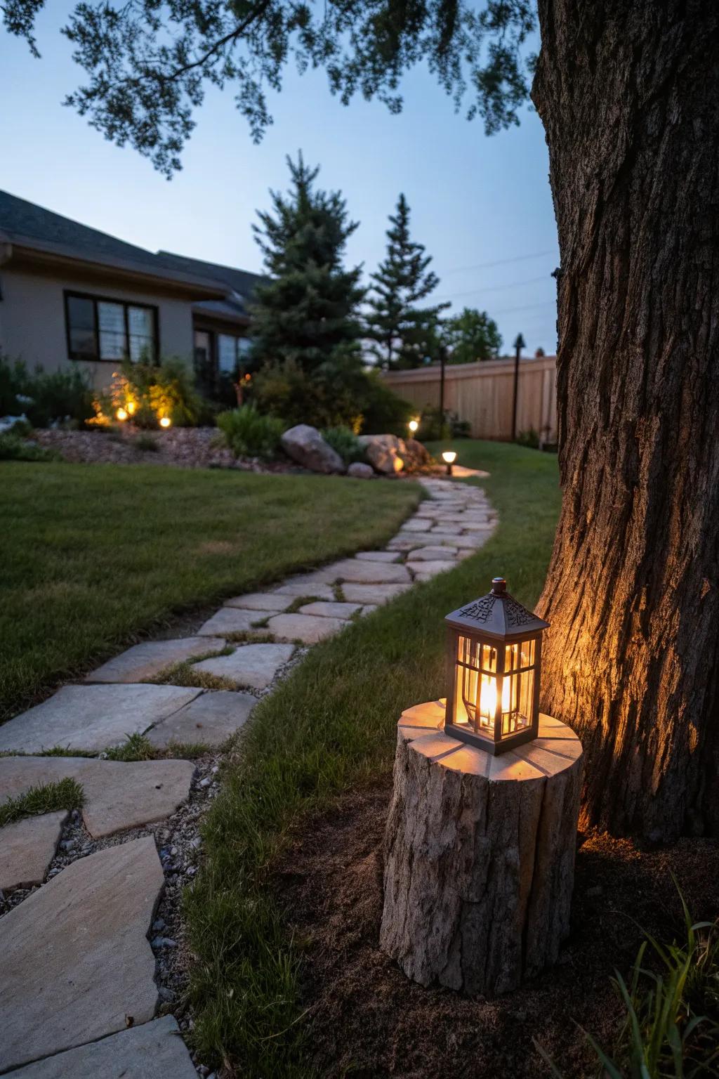 Tump Path Tree Stump Garden Ideas: Transform Old Wood into Outdoor Beauty