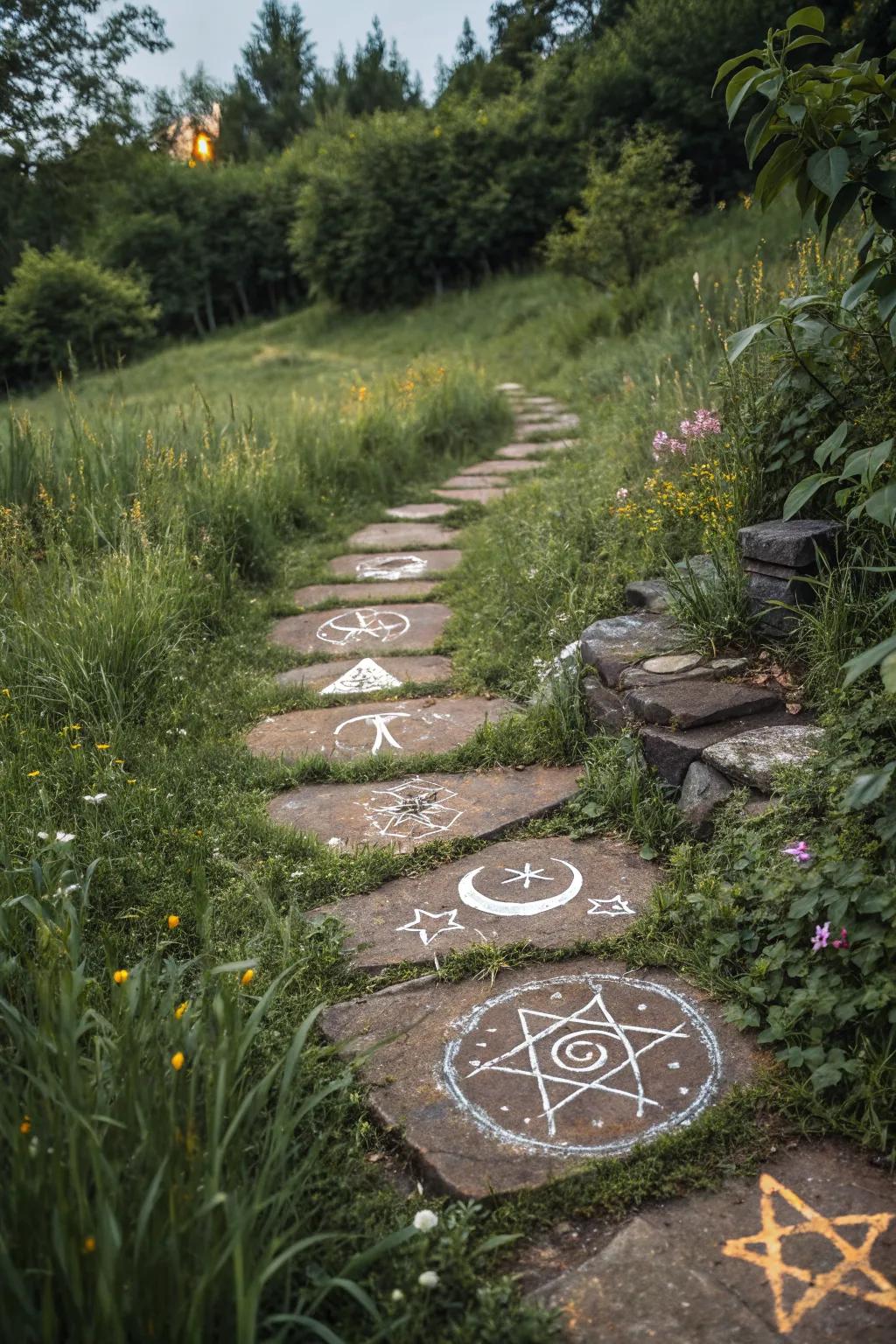 Pathway Rune Witchy Garden Ideas: Create a Magical Outdoor Space Today