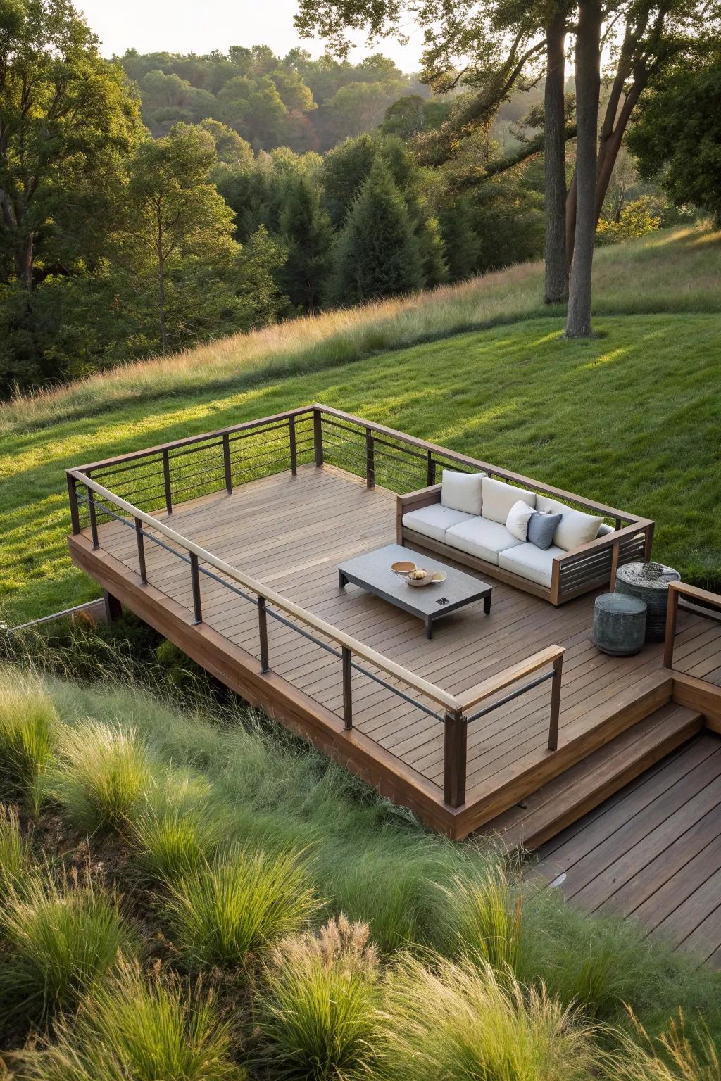 Decks Without Railings: Fresh Ideas for Open Outdoor Spaces