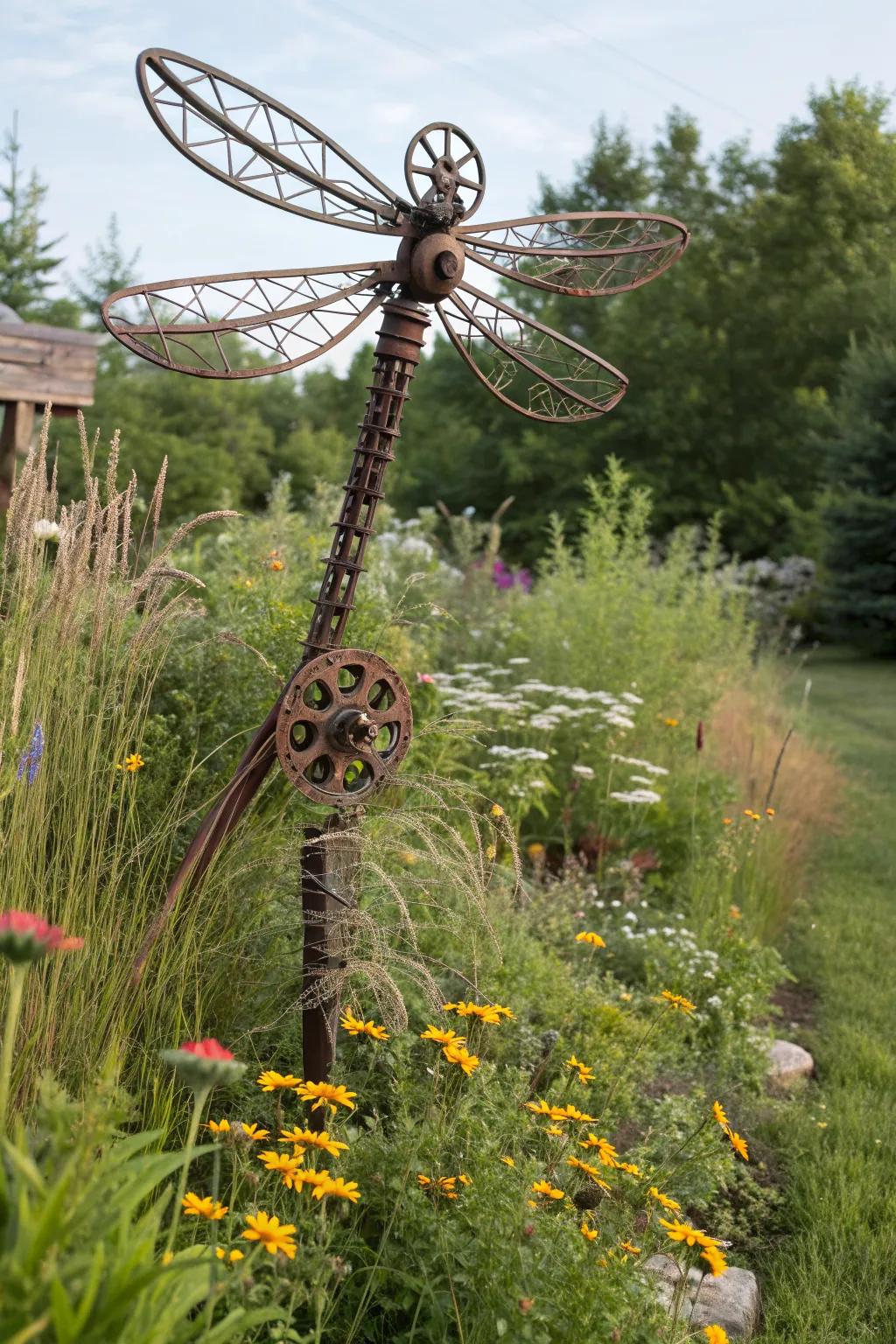 Scrap Metal Yard Art Ideas: Create Unique Decor for Any Garden