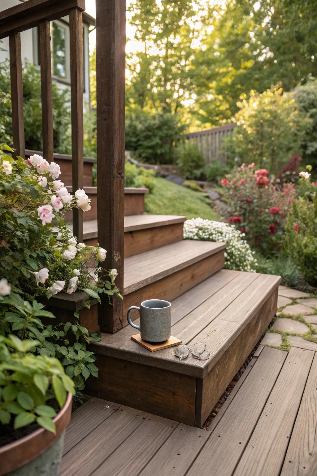 Small Deck Stairs Ideas: Upgrade Your Outdoor Space Easily
