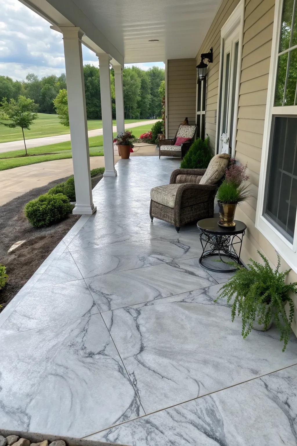 14+ Concrete Front Porch Makeover Ideas: Simple Ways to Refresh Your Entry