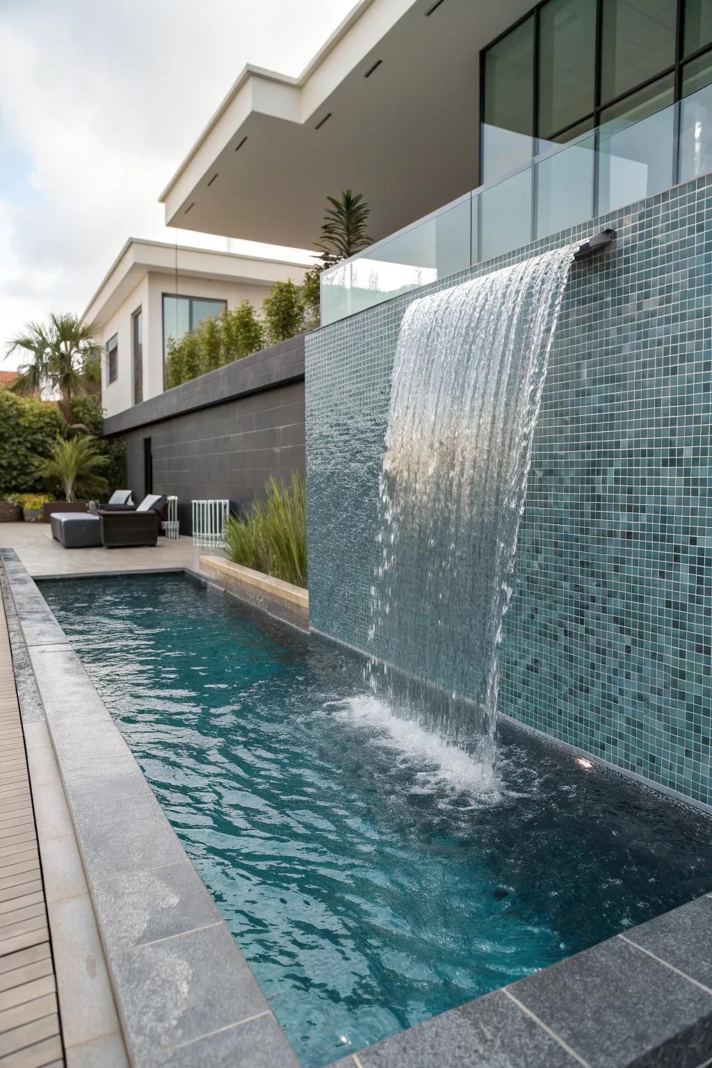 7+ Modern Pool Waterfall Ideas: Upgrade Your Outdoor Space