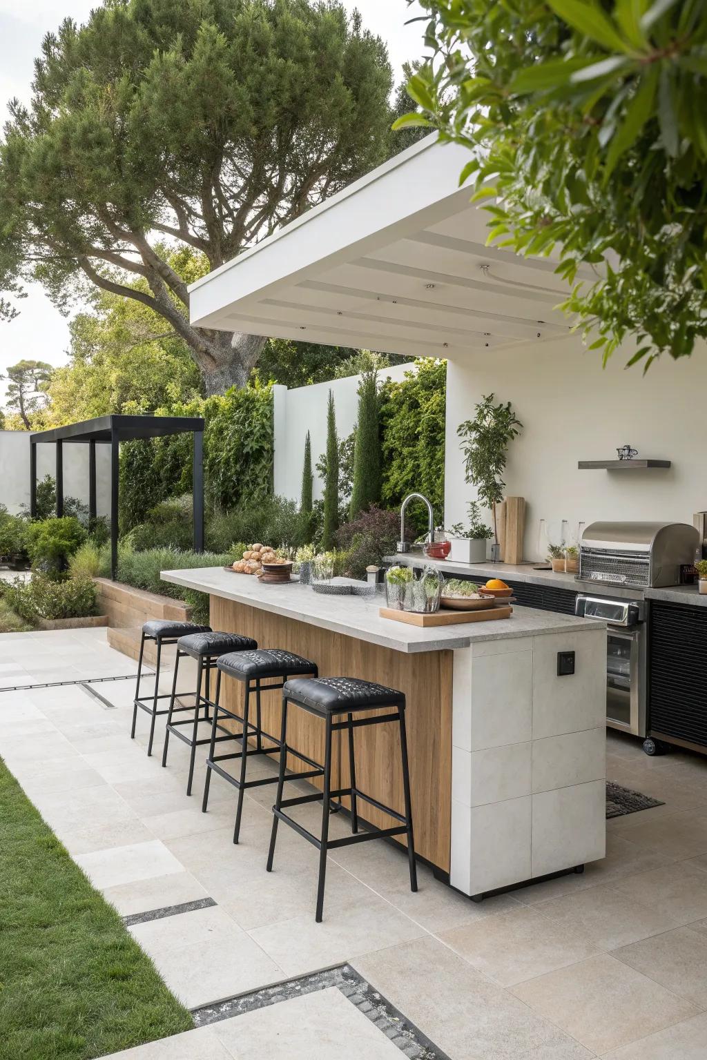 Outdoor Kitchen Bar Ideas: Entertain Friends and Family Outside