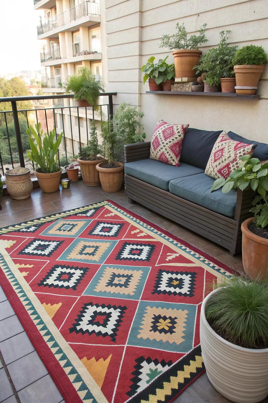 Claimants Rug 1st Floor Apartment Patio Ideas: Small Spaces, Big Possibilities Await