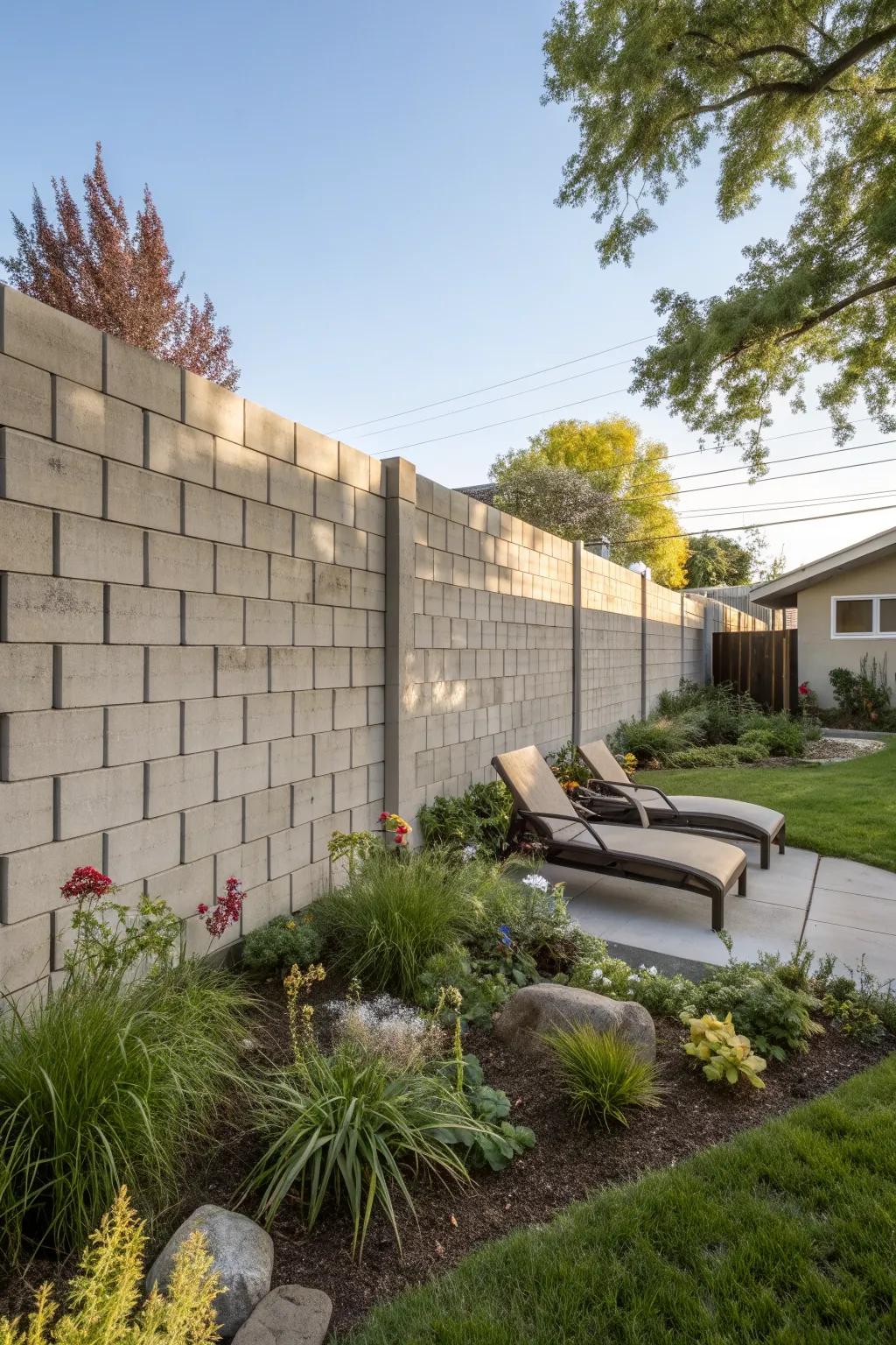 Backyard Cinder Block Wall Ideas: Refresh Your Outdoor Space