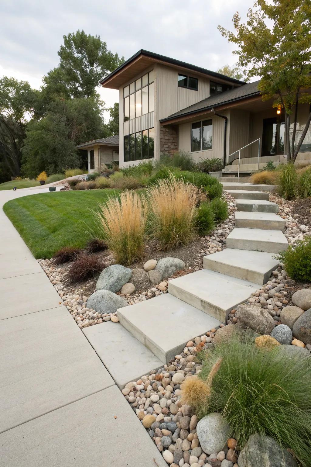 Split Planting How to Modernize a Split Level Home Exterior?