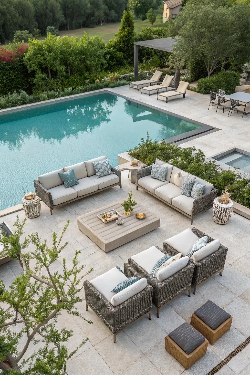 20+ Outdoor Pool Furniture Ideas: Upgrade Your Backyard Space