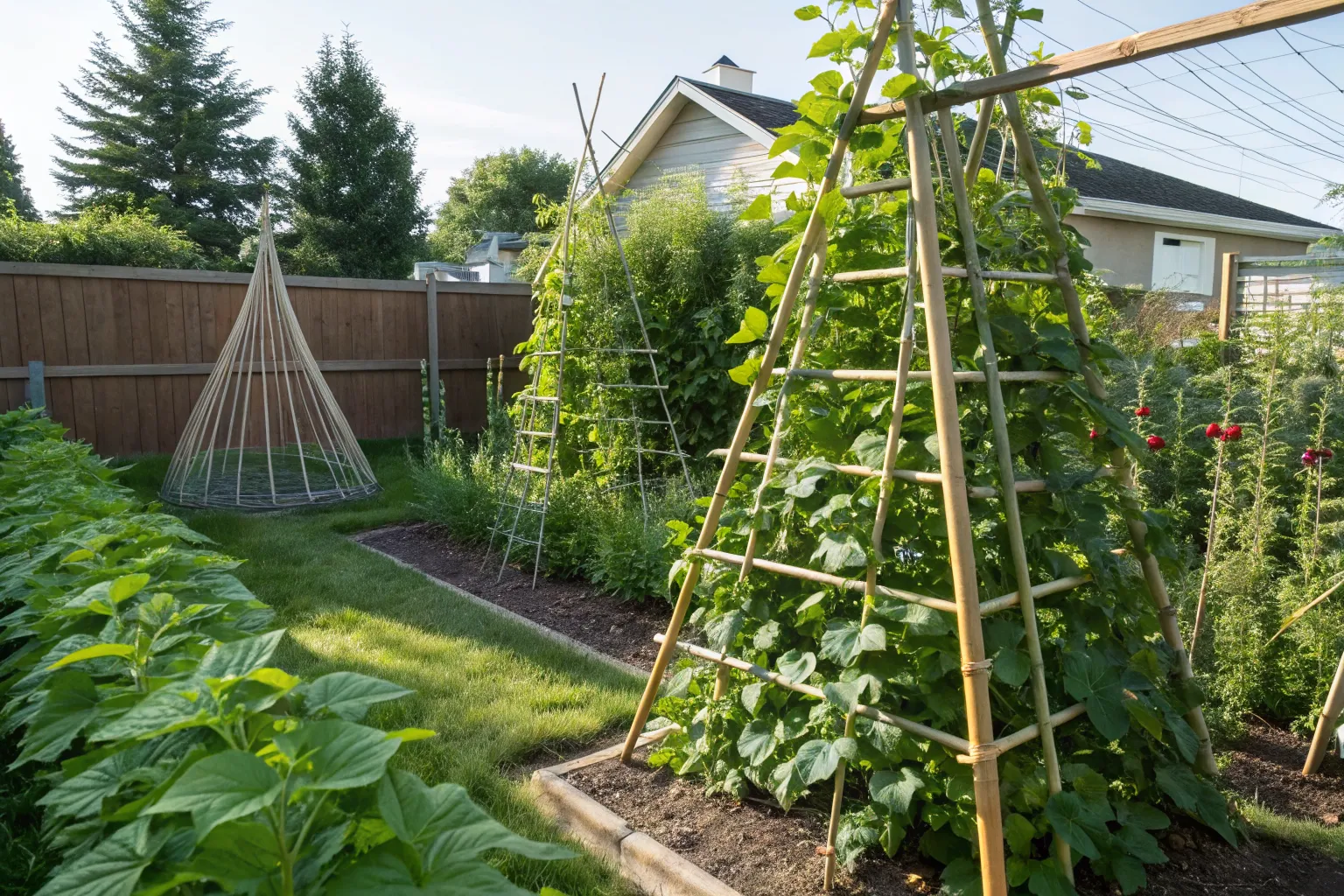 17+ Green Bean Trellis Ideas: Support Your Plants Easily This Season