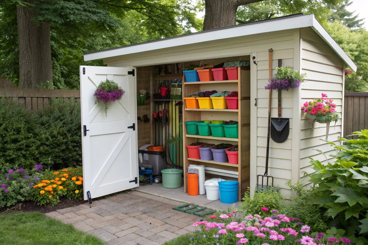 13+ Small Shed Storage Ideas: Create More Space for Garden Tools