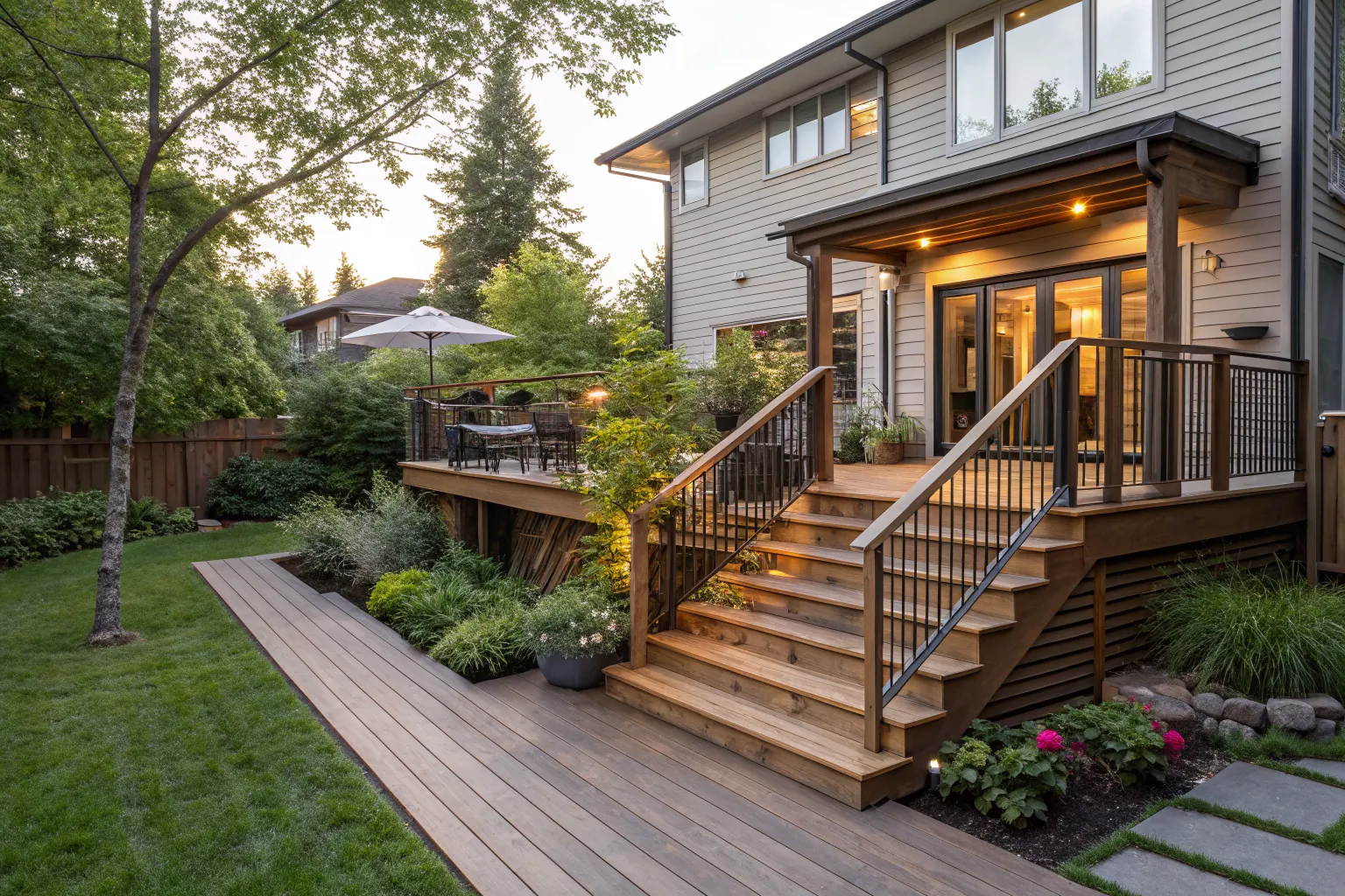 Small Deck Stairs Ideas: Upgrade Your Outdoor Space Easily