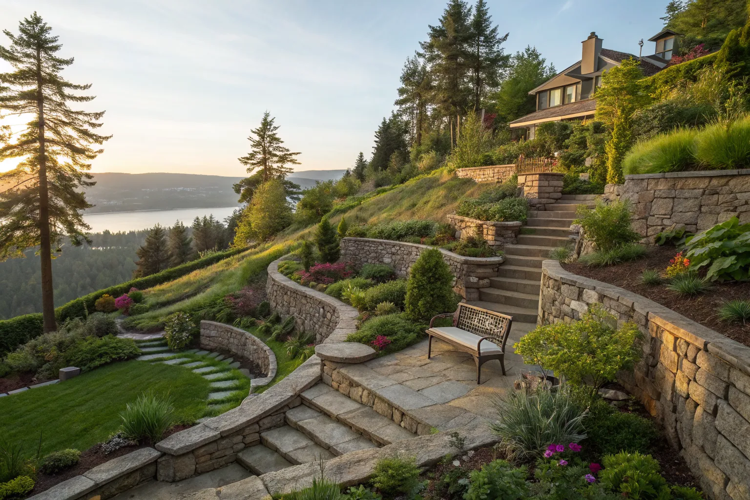 Steep Hillside Landscaping Ideas: Transform Slopes into Usable Spaces