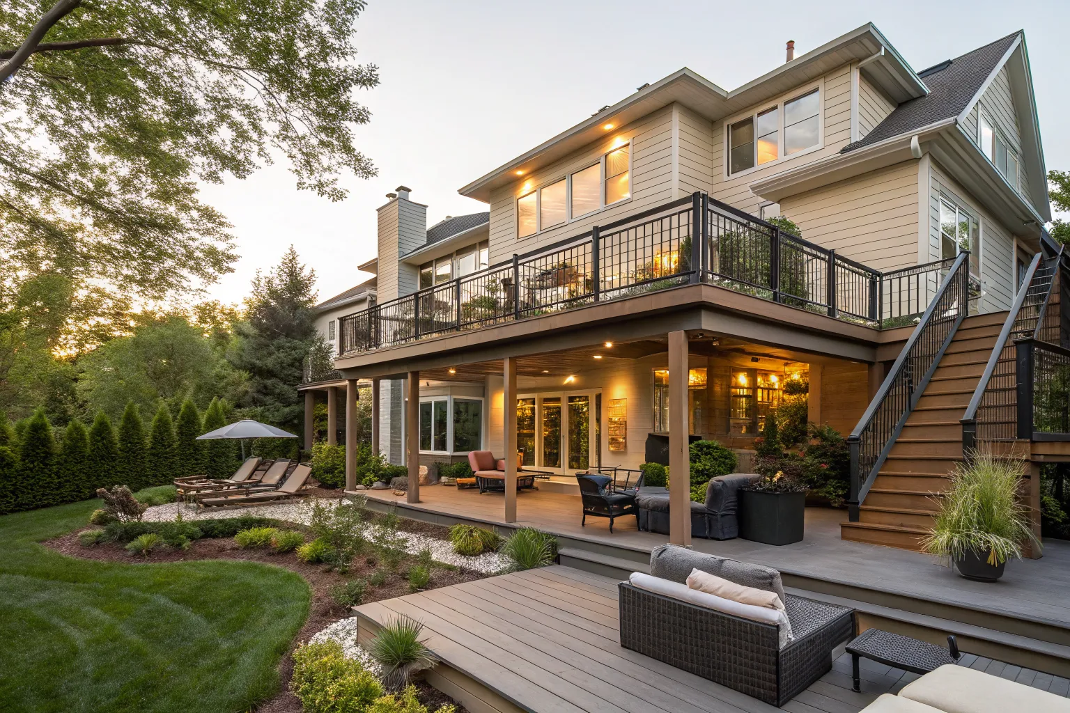 Two Story Deck Ideas: Transform Your Outdoor Space This Season
